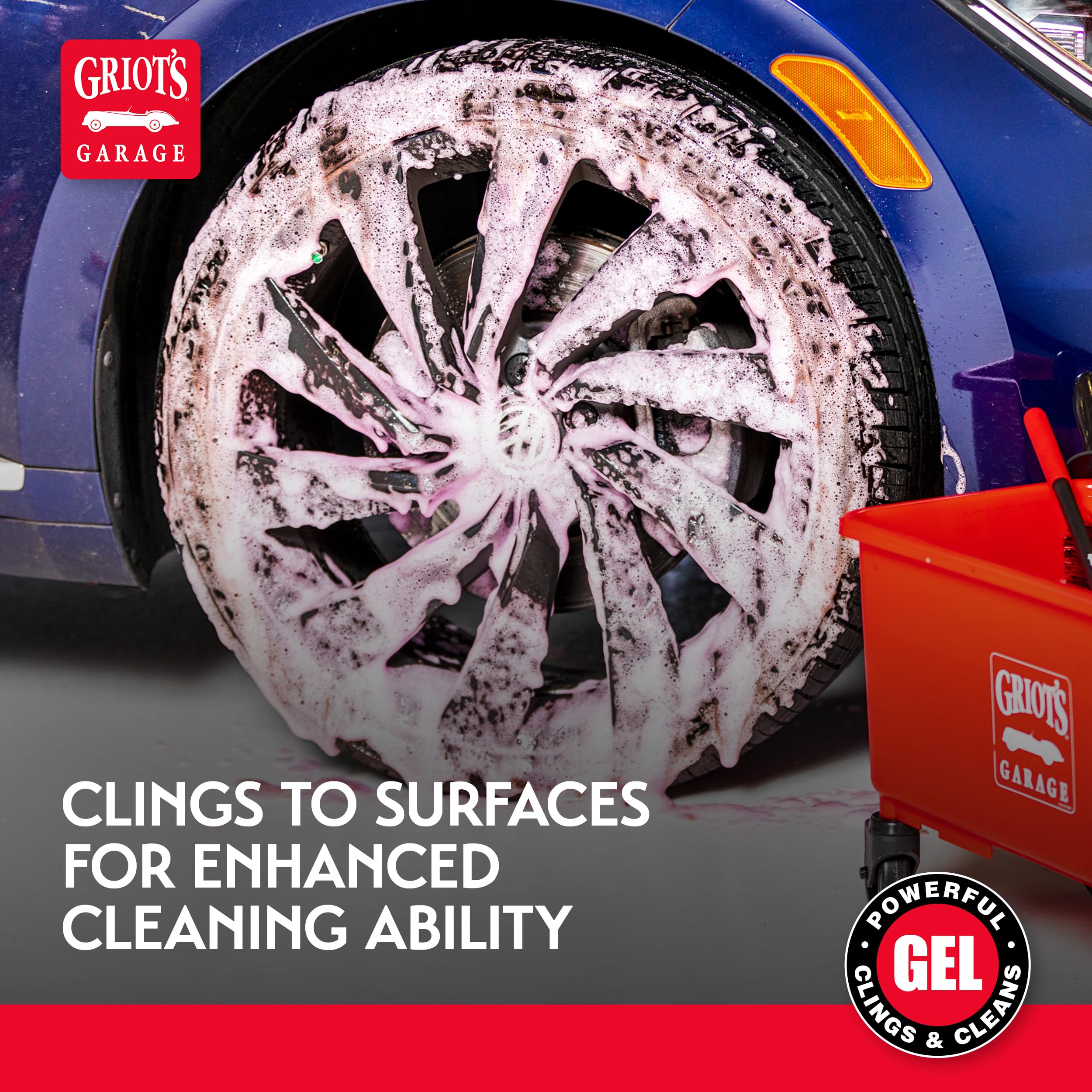 Griot's Garage 3-in-1 Wheel-Tire-Mat Cleaner for Car Detailing, Auto Cleaning Gel for Trucks, SUVs, Jeeps, RVs and More, 10825, 25oz - Image 5