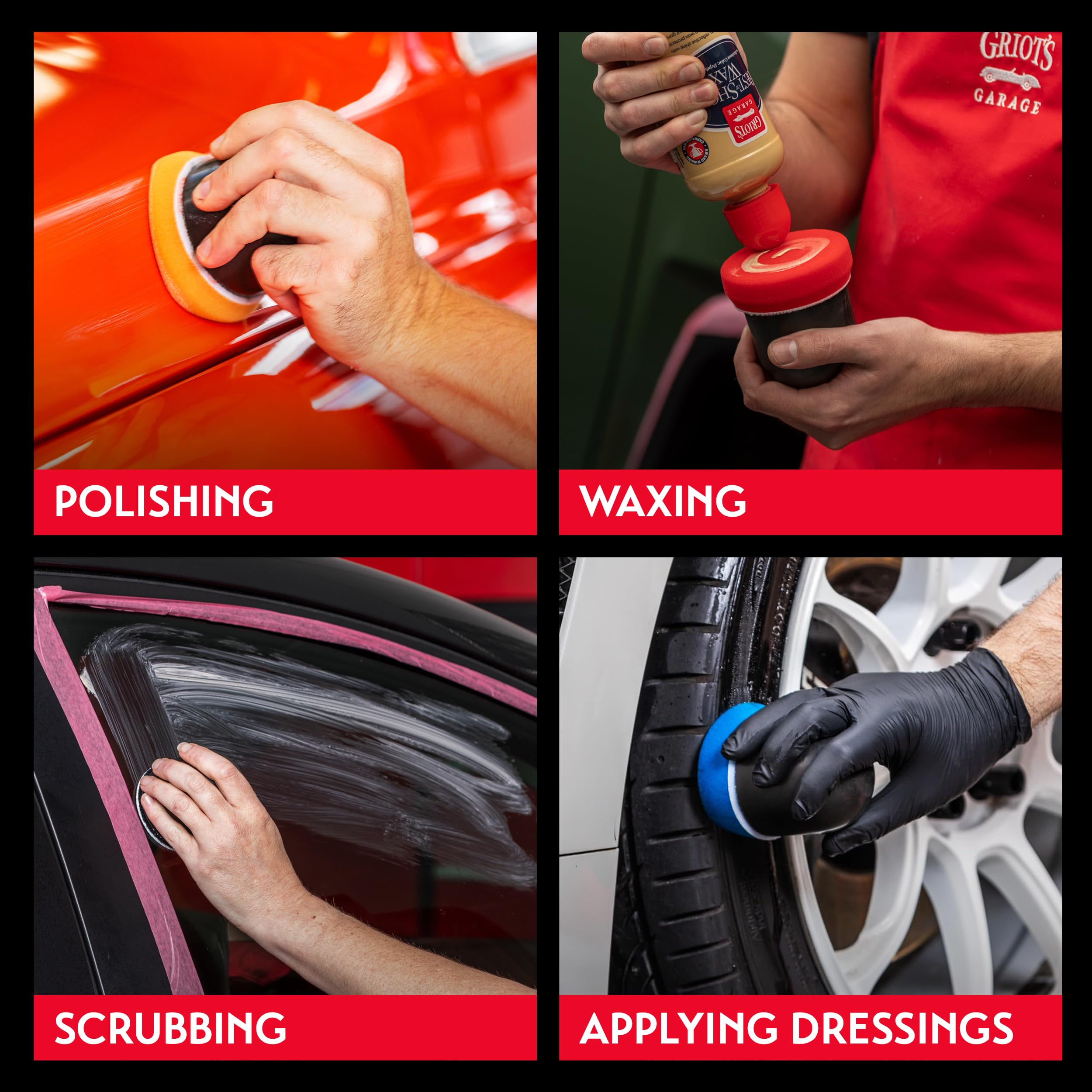 Griot's Garage 3" Palm Grip Handle for Car Detailing Hand Applicator Pads, Polishing, Waxing, Scrubbing, or Dressing Application, 10644 - Image 4