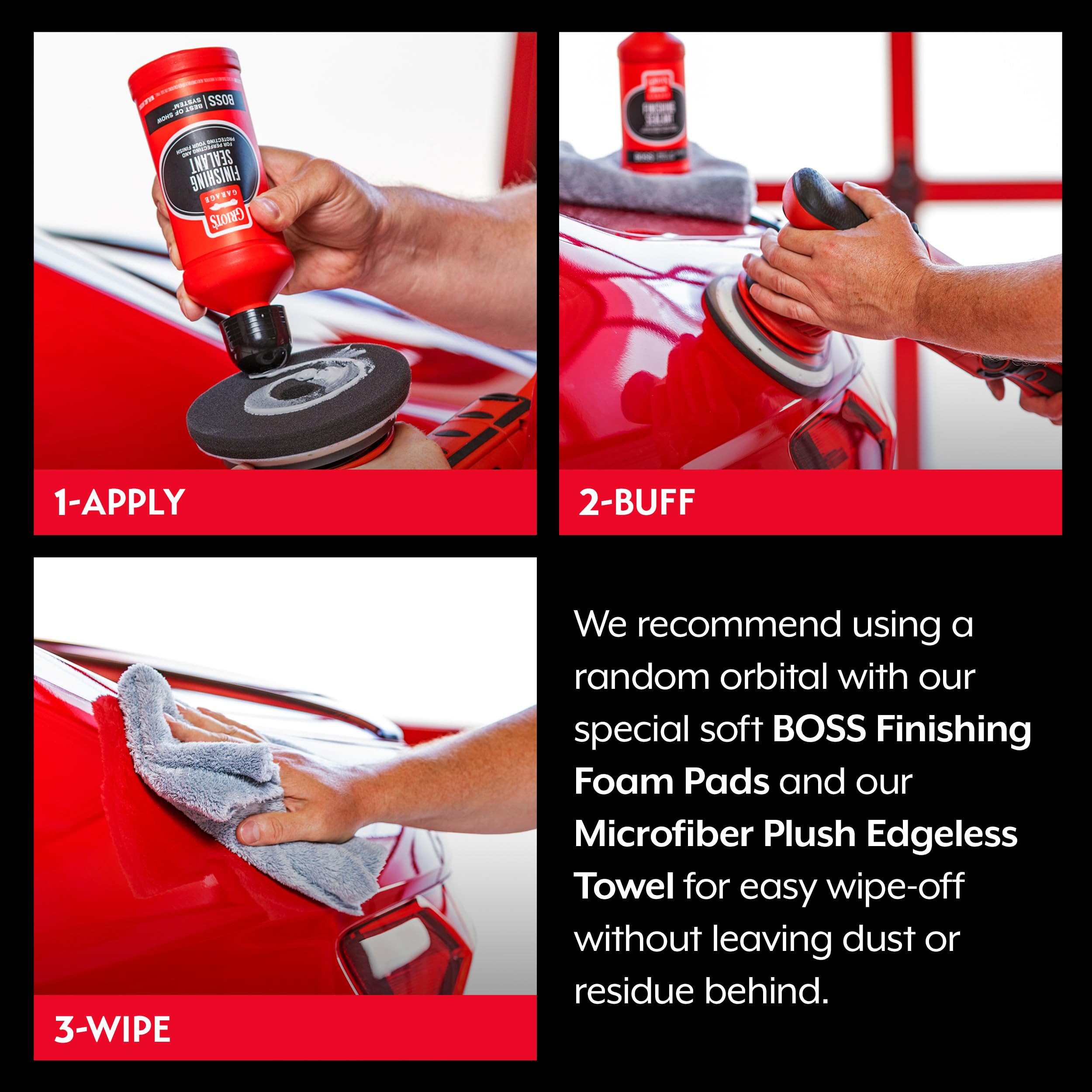 Griot's Garage BOSS Finishing Sealant for Car Detailing and Polishing, Auto Paint Correction and Protection, 16 Ounces - Image 4