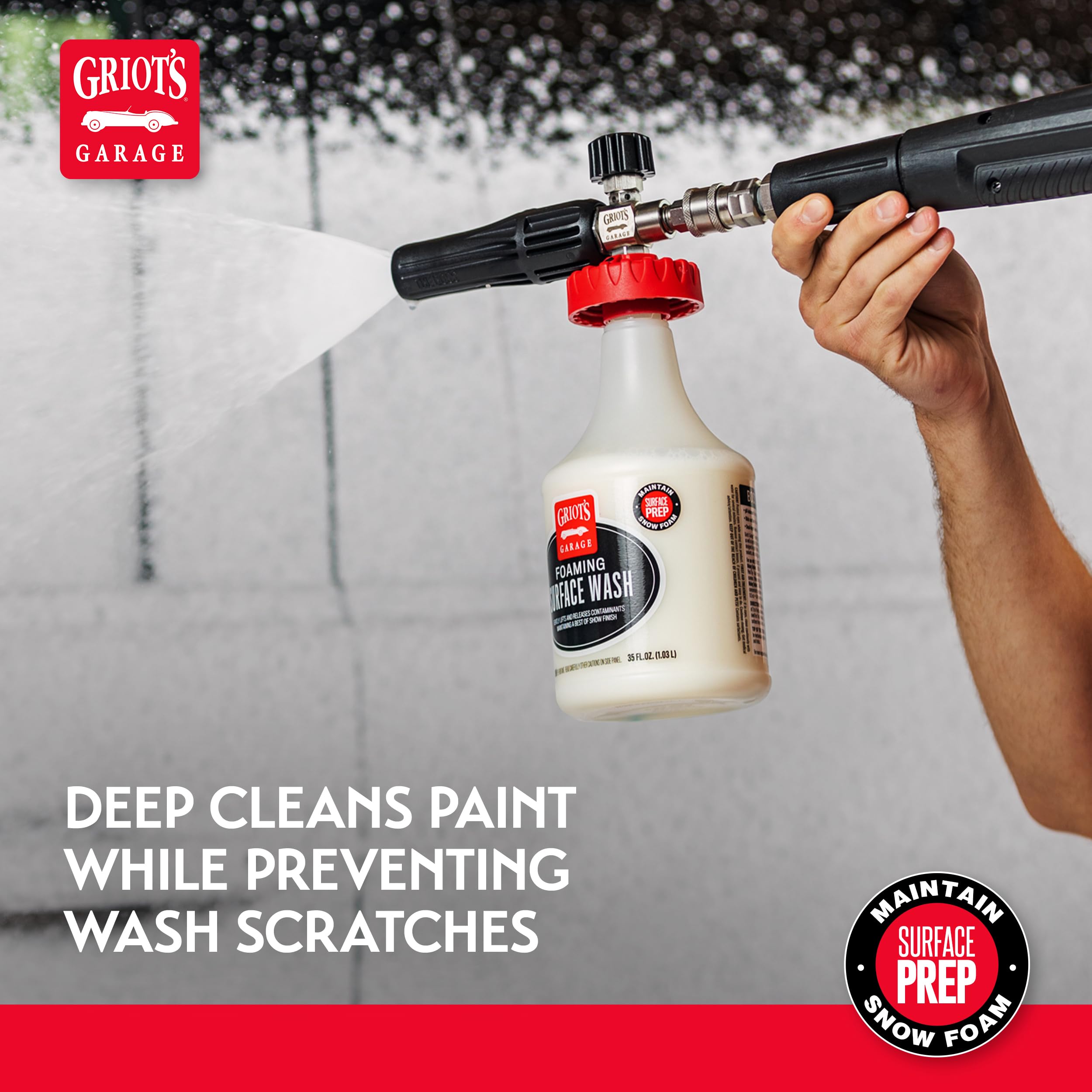 Griot's Garage BOSS Foaming Surface Wash for Car Cleaning and Detailing, Compatible with the BOSS Foam Cannon Auto-Mix System, 35oz - Image 5