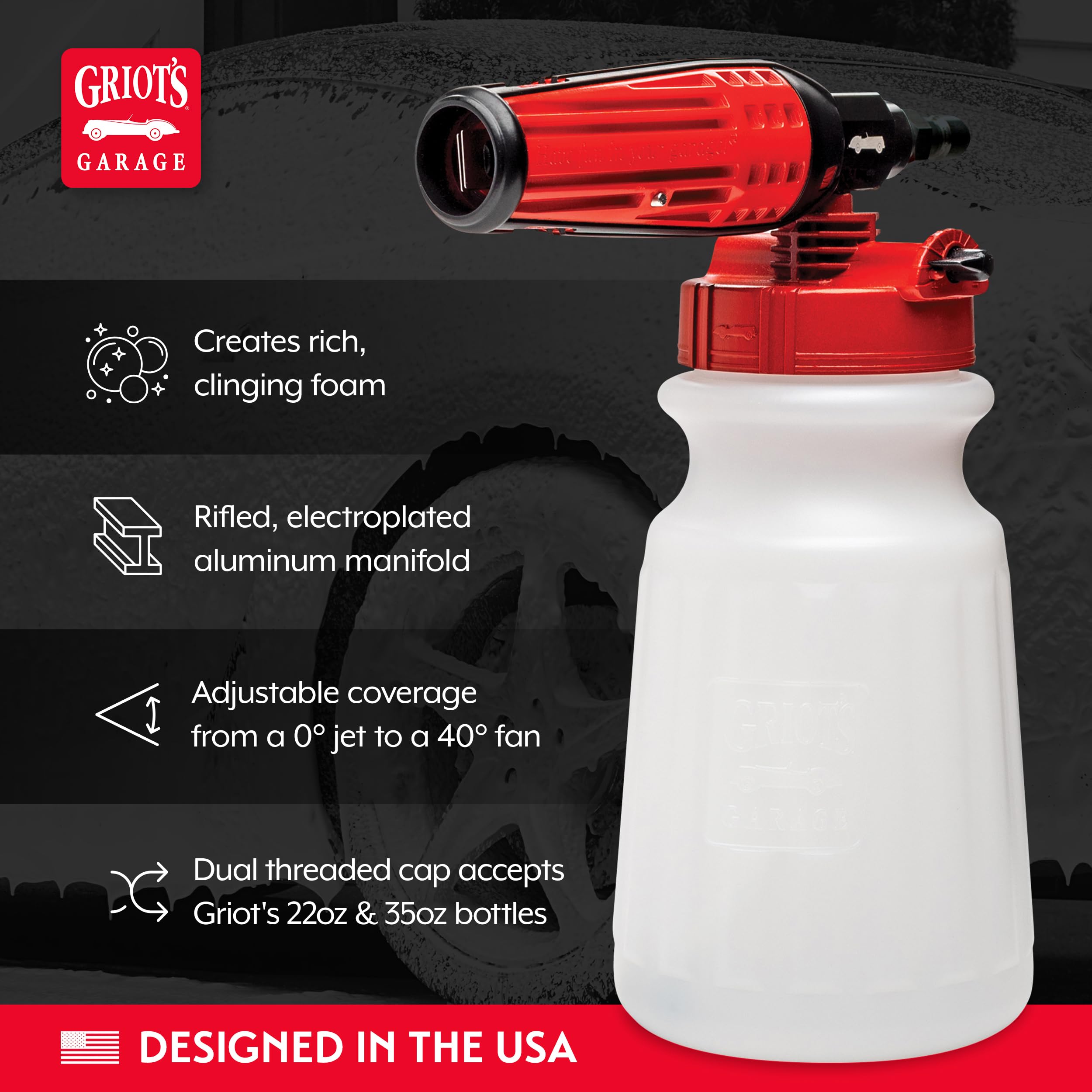 Griot's Garage Brilliant Finish Foam Cannon for Pressure Washers, Foam Cannon - Image 3