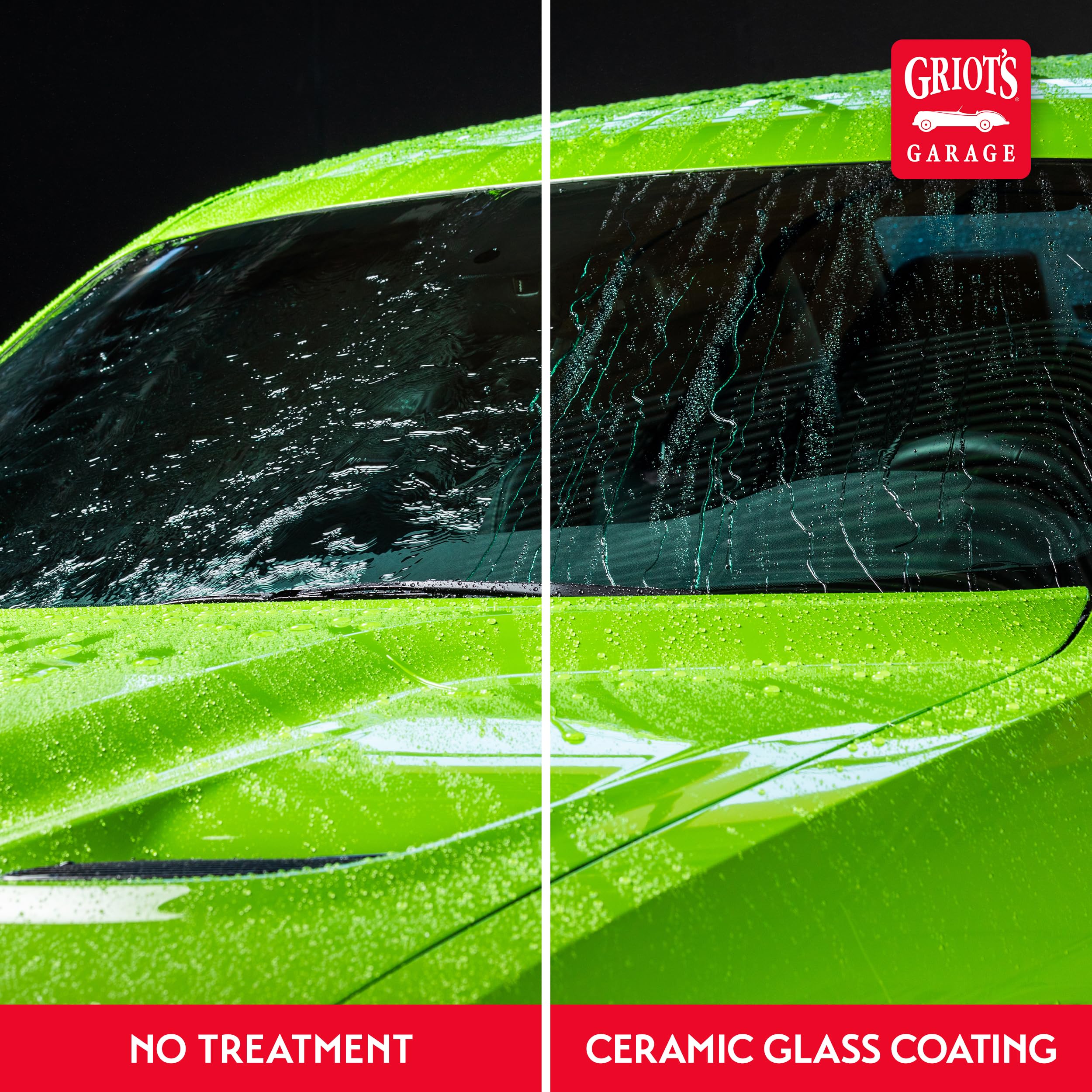 Griot's Garage Ceramic Glass Coating Kit for Car Detailing, Includes SiO2 Hydrophobic Protective Formula, Applicator Pad, and Towels, 10867 - Image 5