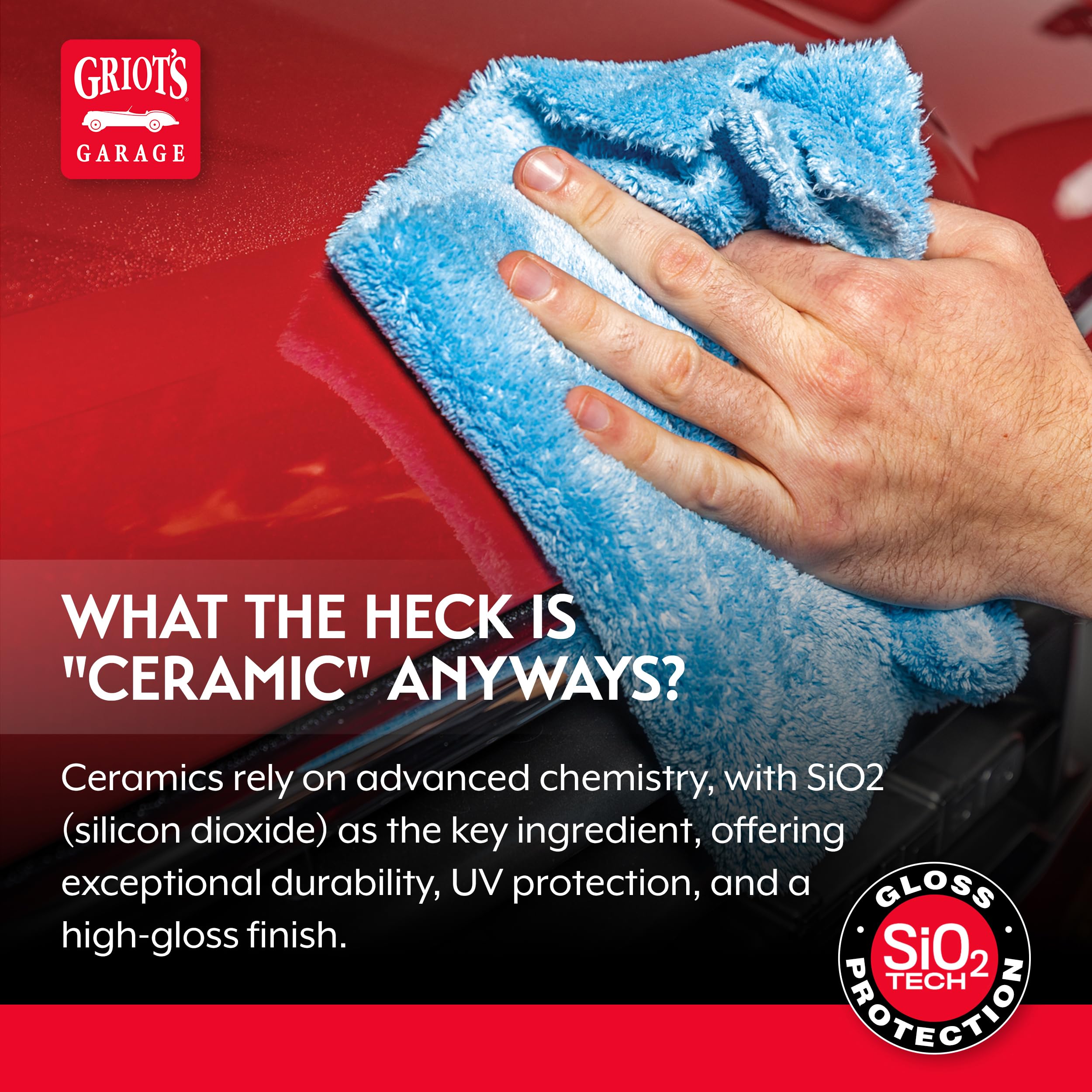 Griot's Garage Ceramic Speed Shine Detail Spray for Car Detailing, Provides a High-Gloss Finish and Extends Life of Coatings, 10945, 22 oz - Image 5