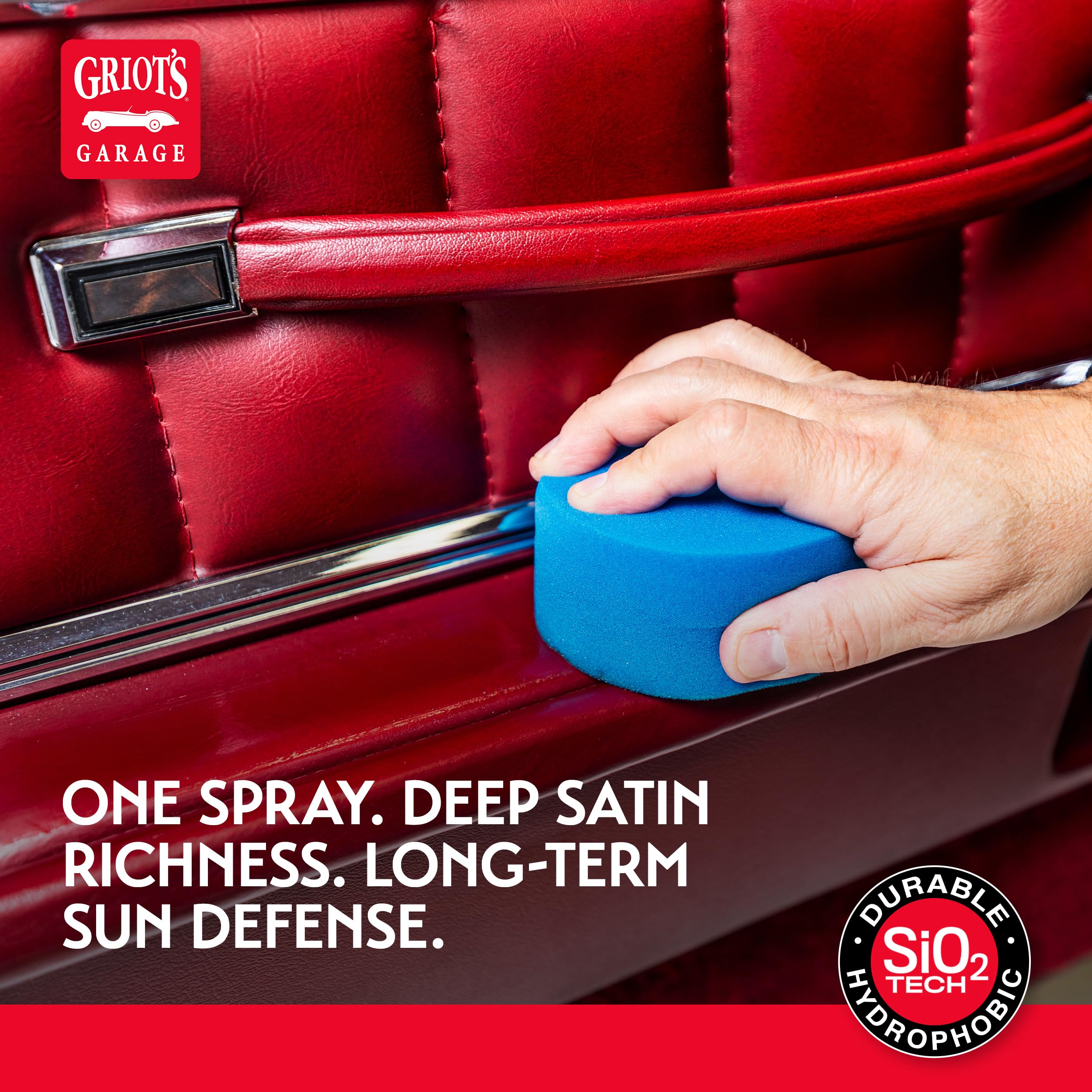 Griot's Garage Ceramic Vinyl and Rubber Protectant for Car Detailing, Restorer and Protectant for Dashboards, Door Panels, Tires, Exterior Trim, Moldings, and More, 10821, 22oz - Image 5