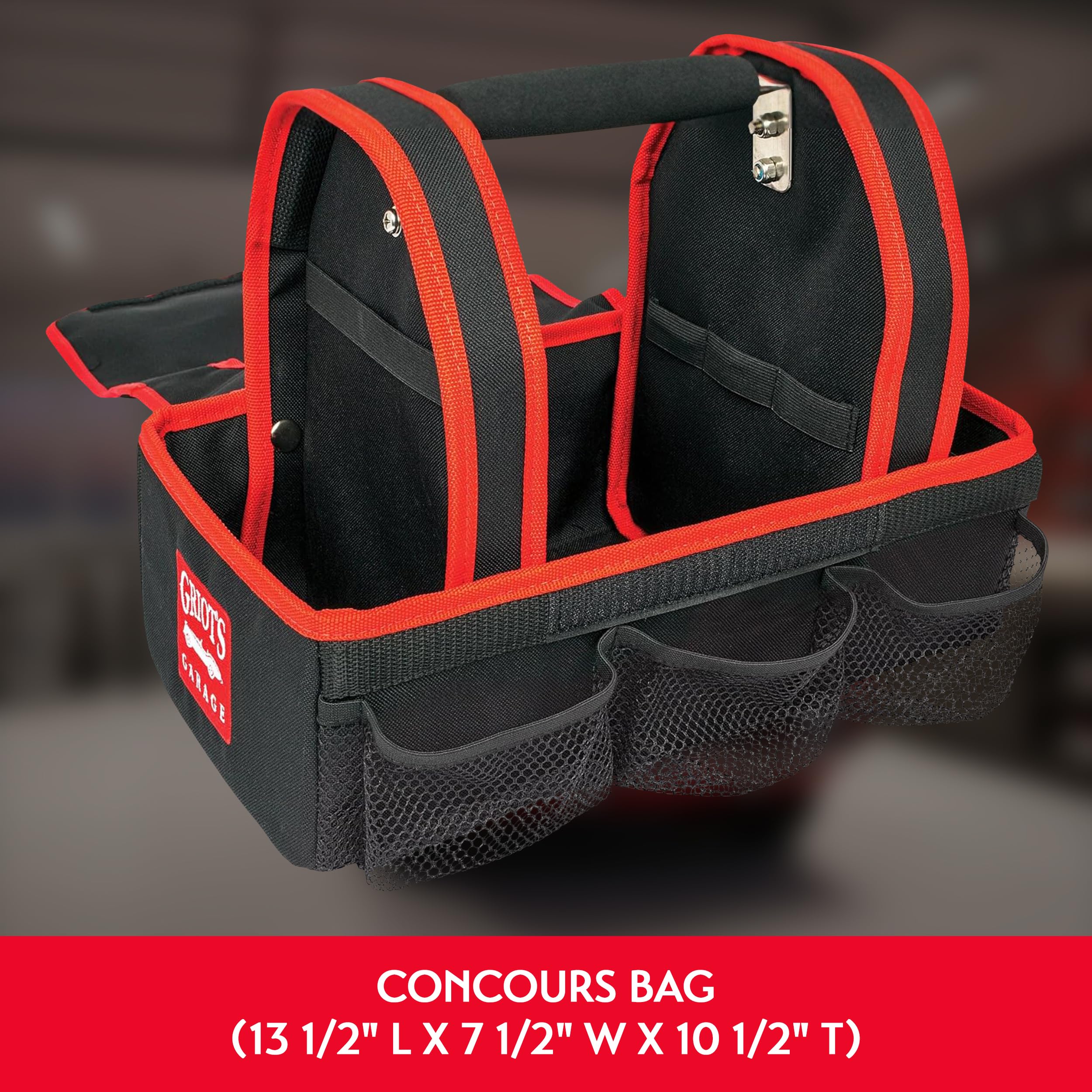 Griot's Garage Concours Lawn Kit, Vehicle Detailing Set, Includes Car Wax, Auto Detailer, Cleaner, Vinyl and Rubber Dressing, Detail Sponge and Towels, Concours Bag and More, 11389 - Image 4