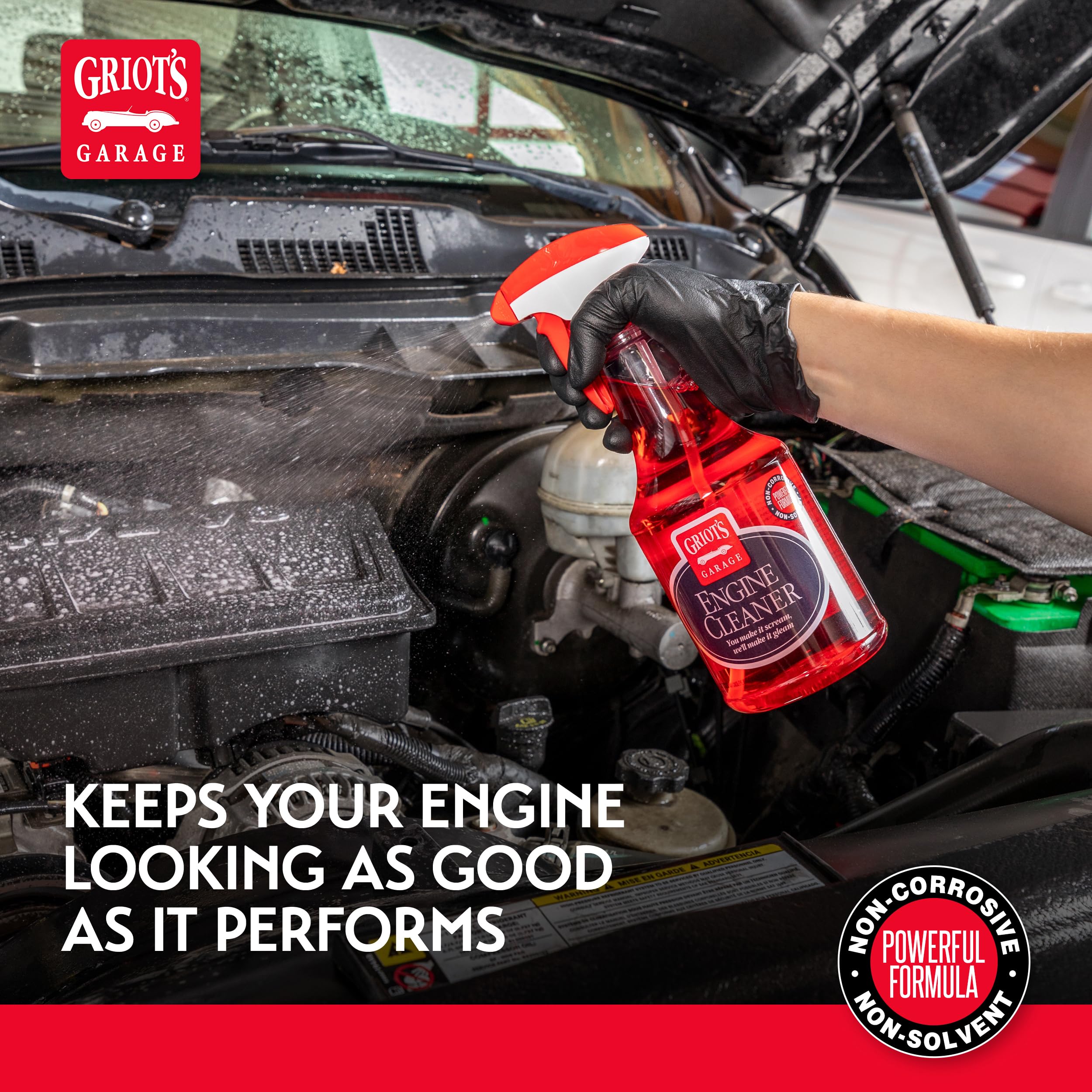 Griot's Garage Engine Cleaner for Car, Motorcycle, Boat, RV, and Truck, Oil, Dirt, and Grime Remover, 11158, One Gallon - Image 5