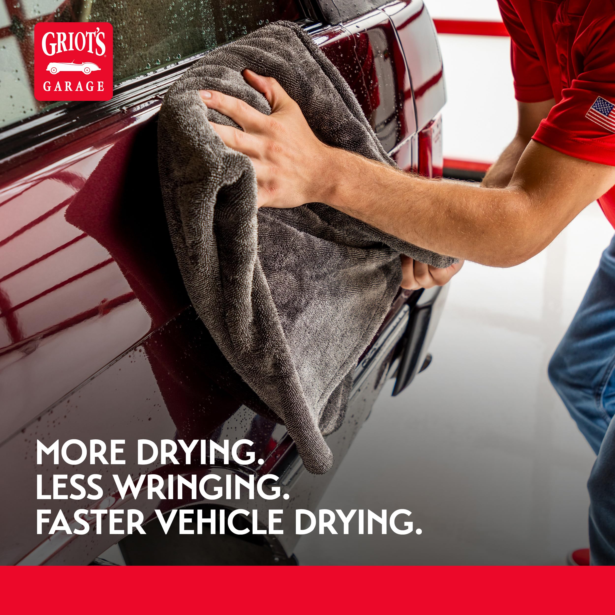 Griot's Garage Extra-Large PFM Edgeless Microfiber Drying Towel for Car Wash and Detailing, Ideal for SUVs, Trucks, and RVs, 29" x 36", 55596 - Image 5
