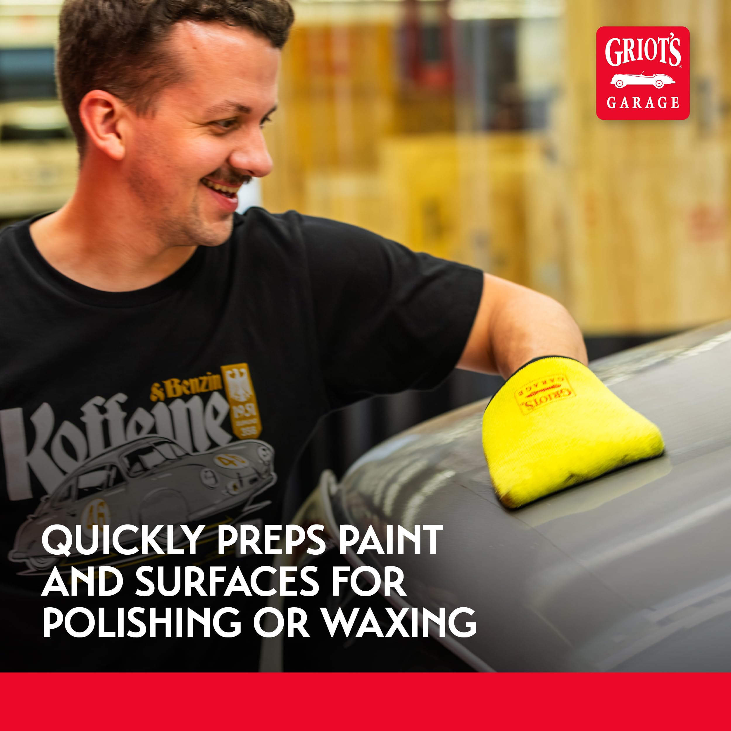 Griot's Garage Fine Surface Prep Mitt for Car Detailing, Clay Bar Alternative, Auto Cleaning Tool for Paint, Glass, Chrome, and Plastic, 10678 - Image 4