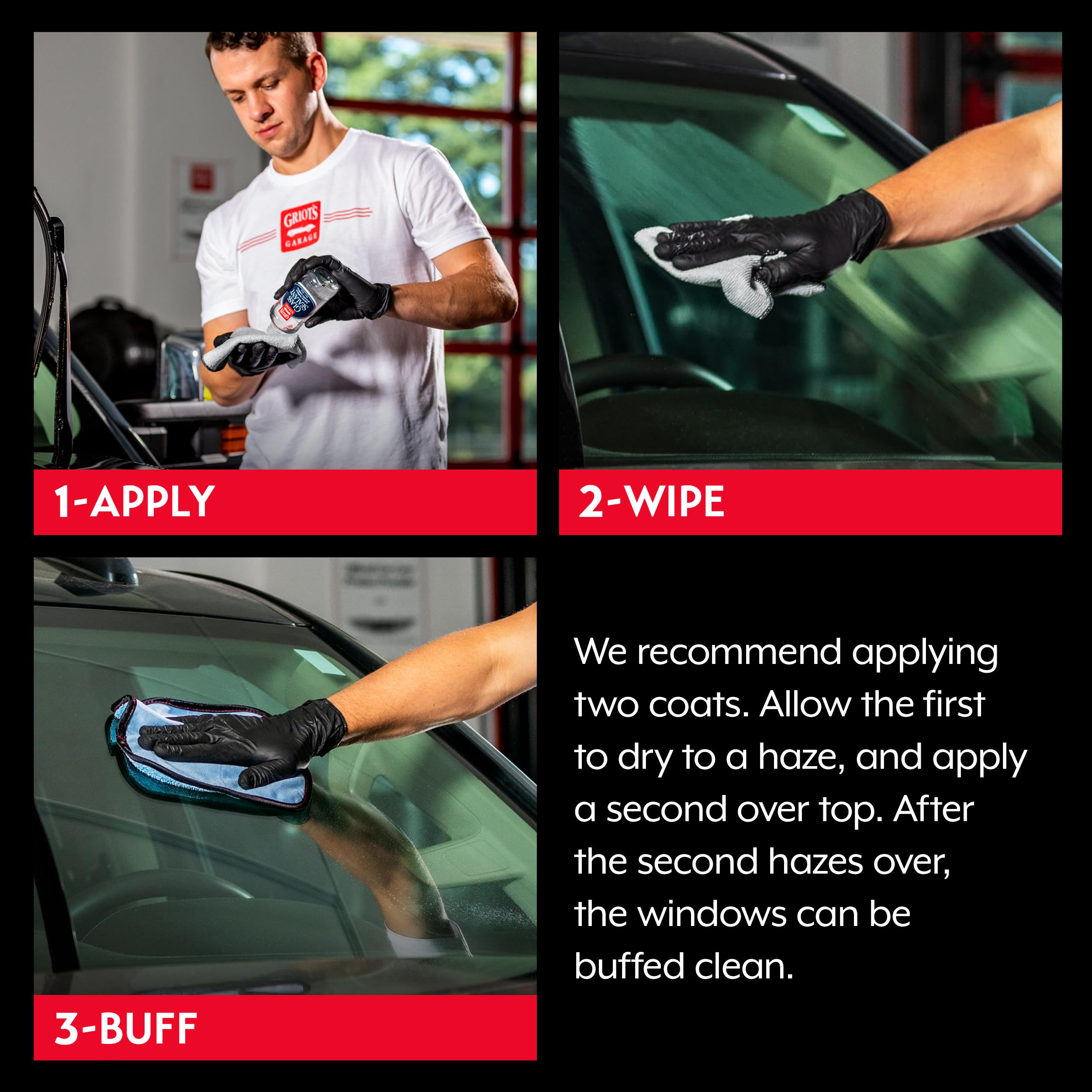 Griot’s Garage Glass Sealant Coating for Cars, Trucks, SUVs, and More, for Water Spots, 11033, 8oz - Image 4