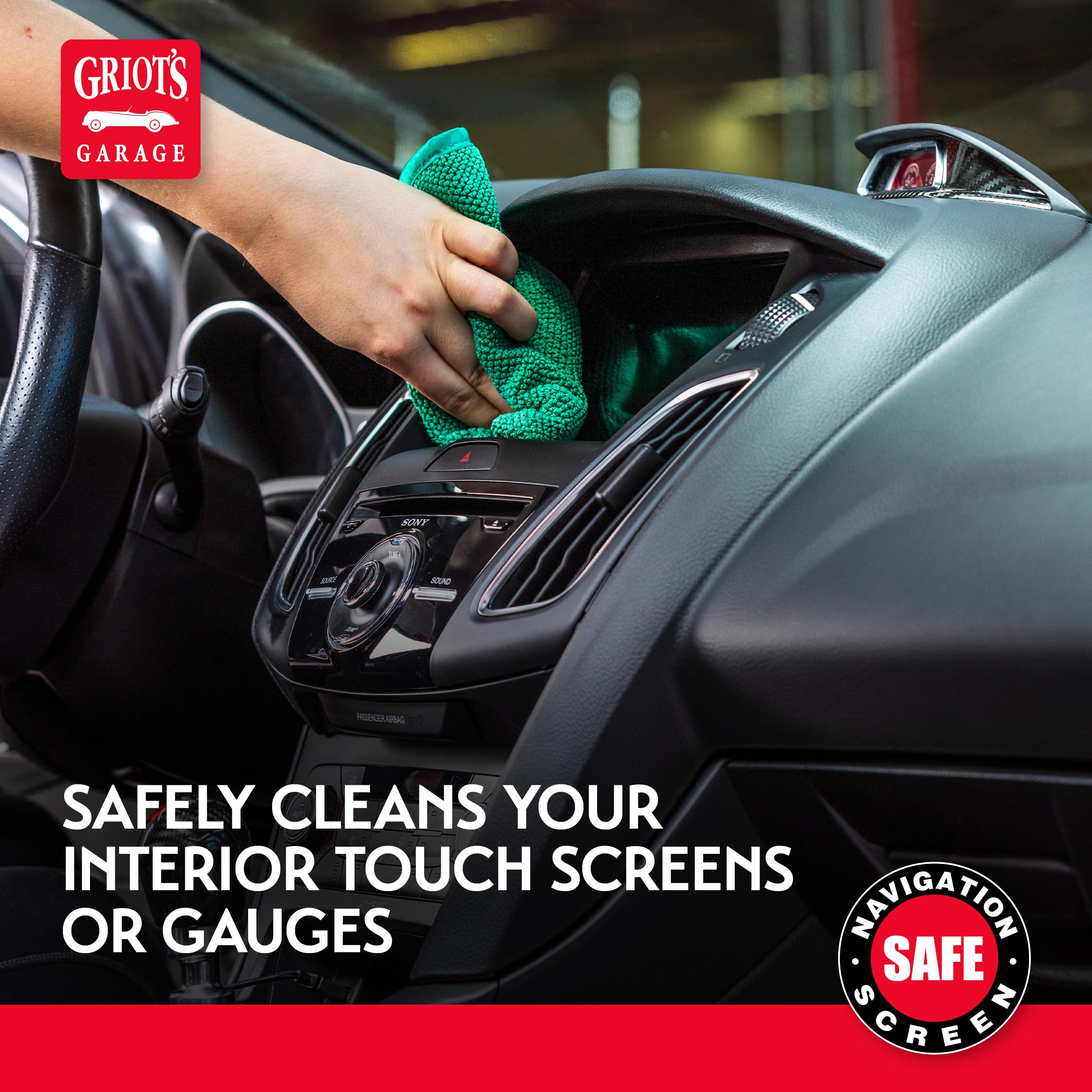 Griot's Garage Interior Detailer, Light-Duty Car Cleaner for All Surfaces, Including Vinyl, Leather, Metal, Plastic, Glass, and More, 10975, 22oz - Image 5