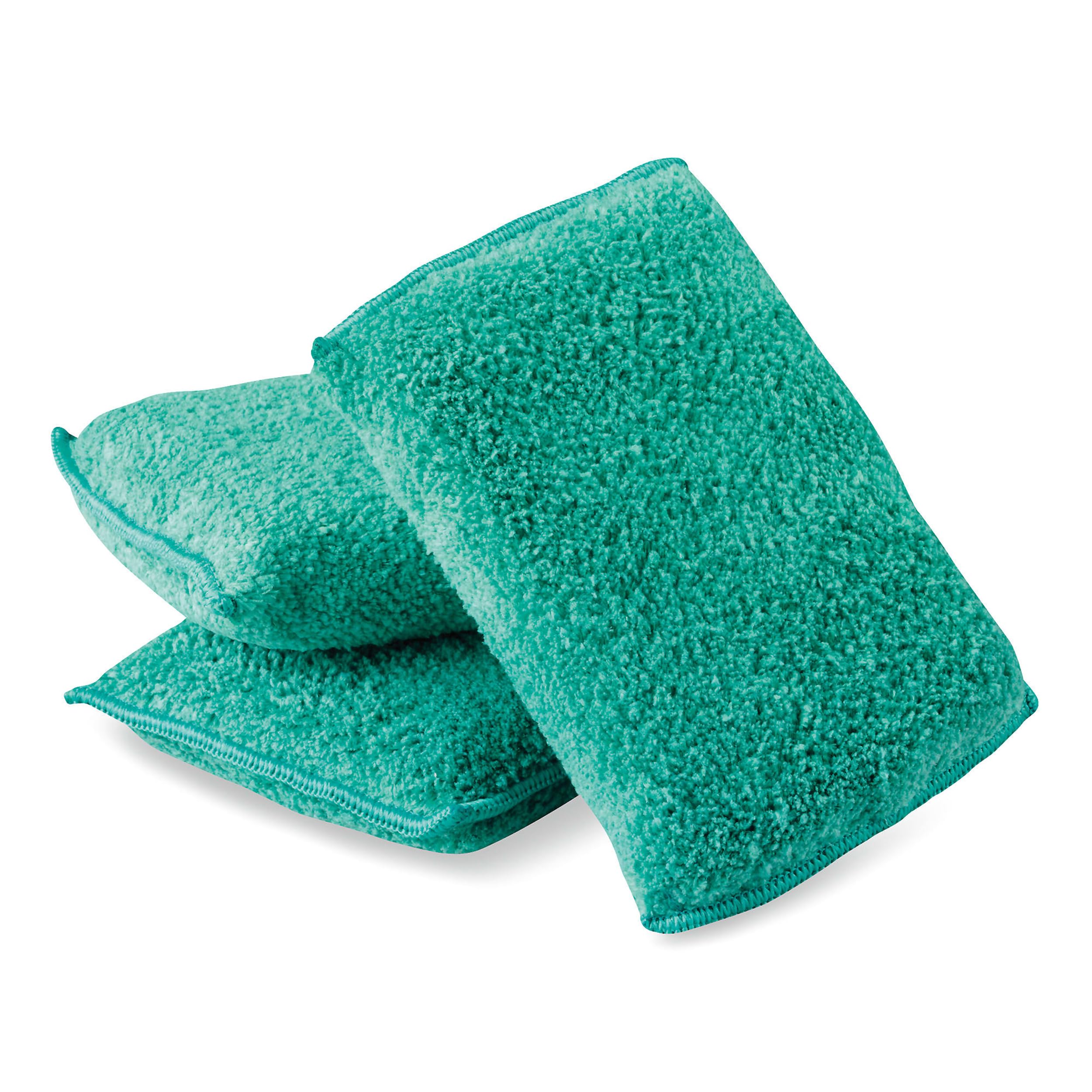 Griot's Garage Microfiber Cleaning Pads for Car Wash and Detailing, Scrub Sponge for Auto Interior and Exterior, Machine-Washable, Set of 3, 11242