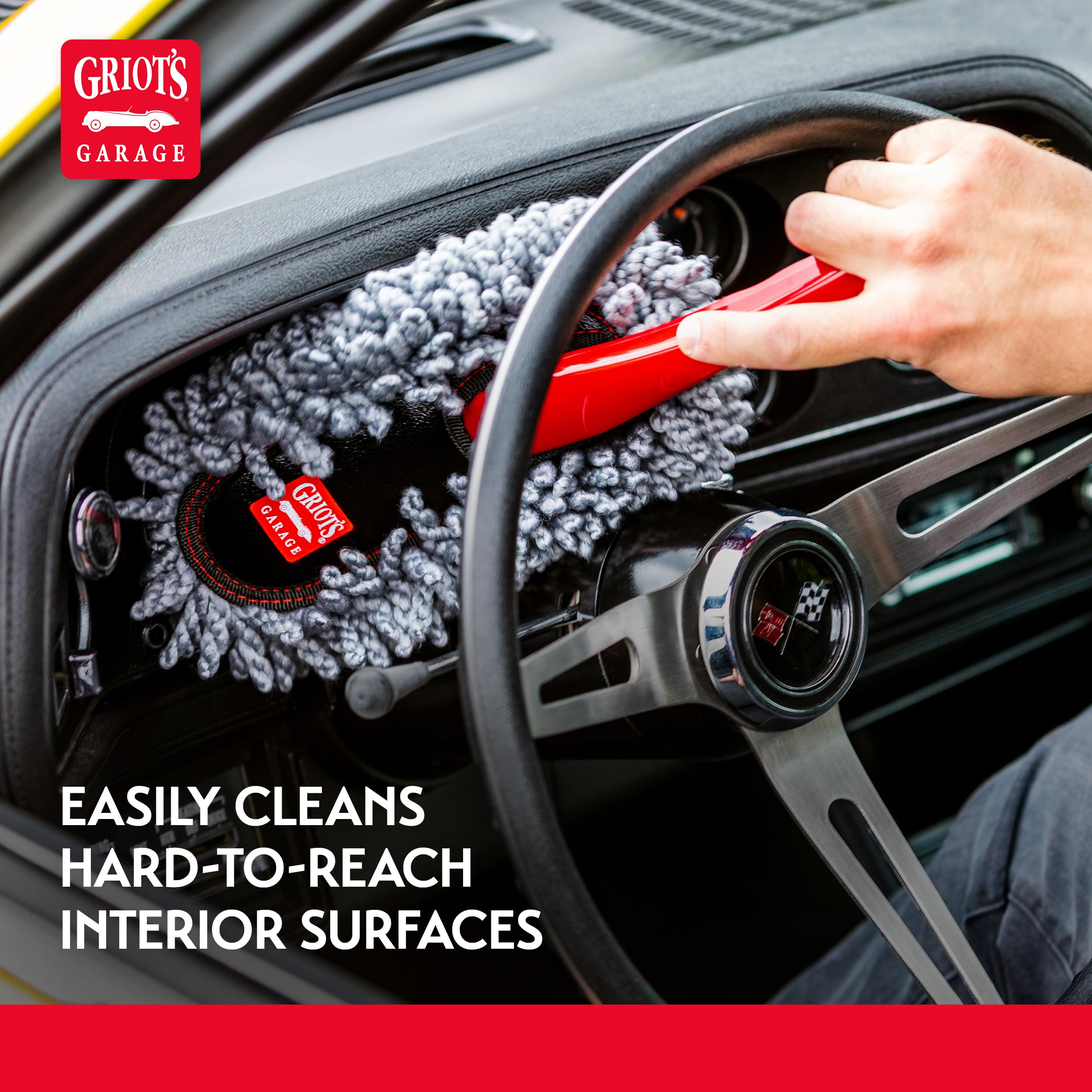 Griot's Garage Microfiber Mini Duster for Car Interior Cleaning and Detailing, Cleans Paint, Glass, Chrome, and Trim, Storage Bag Included, 11412 - Image 5