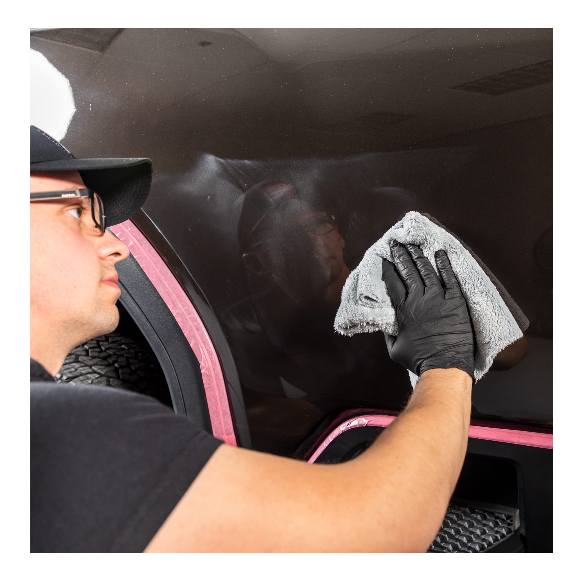 Griot's Garage Microfiber Ultra-Plush Edgeless Towels for Car Detailing, Cleaning, and Polishing, Lint and Scratch-Free, 16” x 16”, Set of 4, 10286 - Image 2