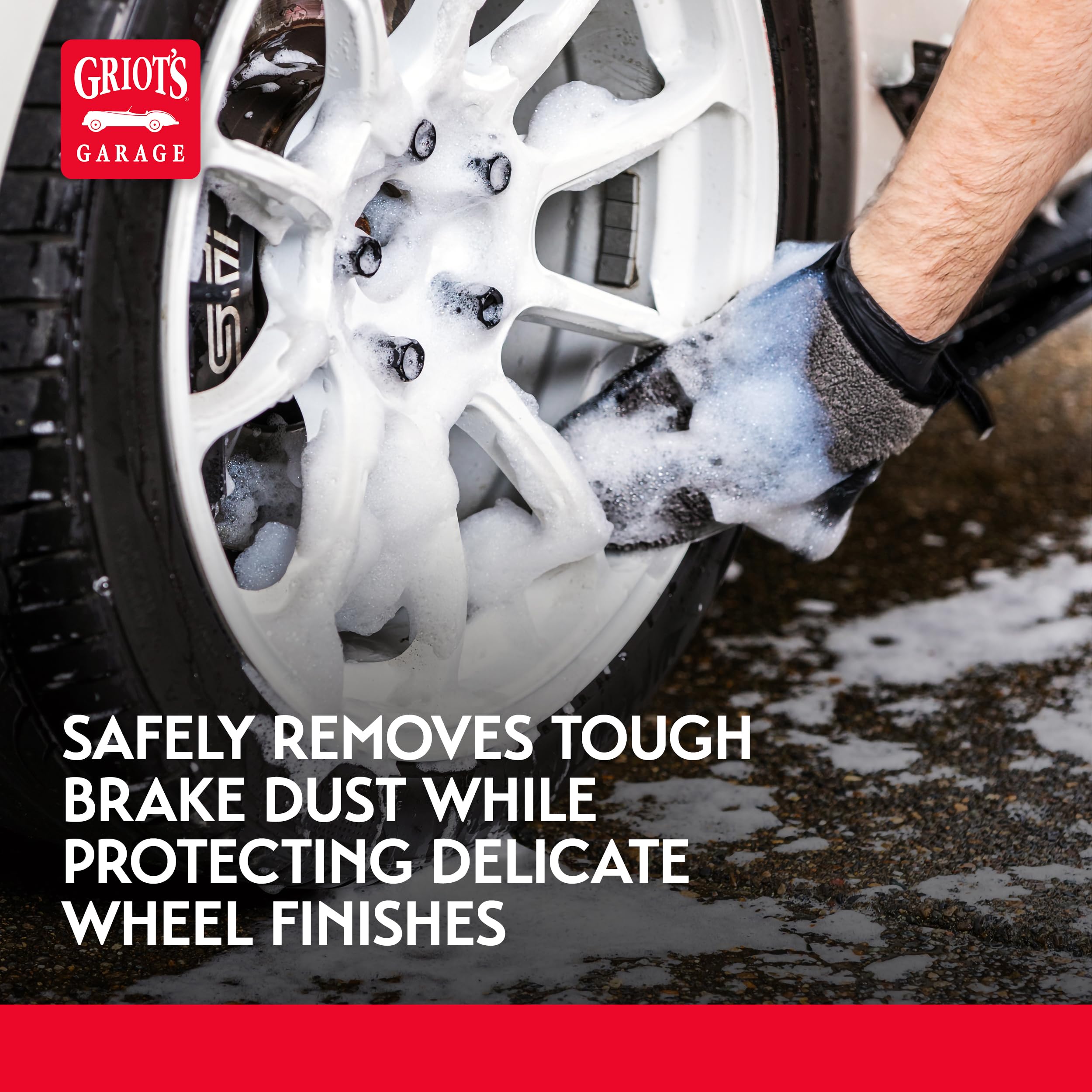 Griot's Garage Microfiber Wheel Wash Mitts, Scratch-Free Cleaning for All Wheel Surfaces, 11820, Set of 2 - Image 5