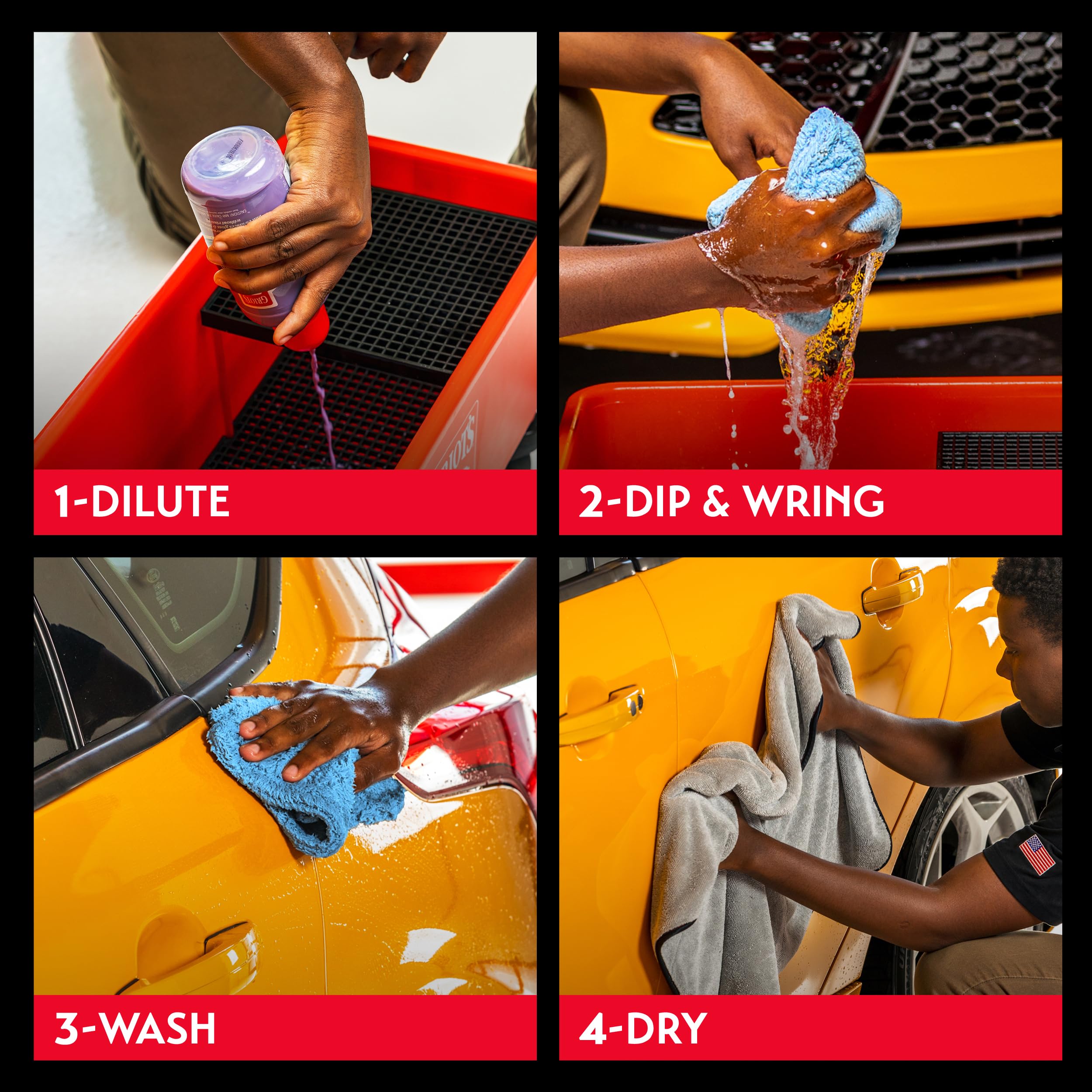 Griot's Garage Rinseless Wash and Wax for Car Cleaning and Detailing, No-Rinse, Waterless Formula For RVs, Boats, Trucks, Motorcycles and More, 10493, 16oz - Image 4