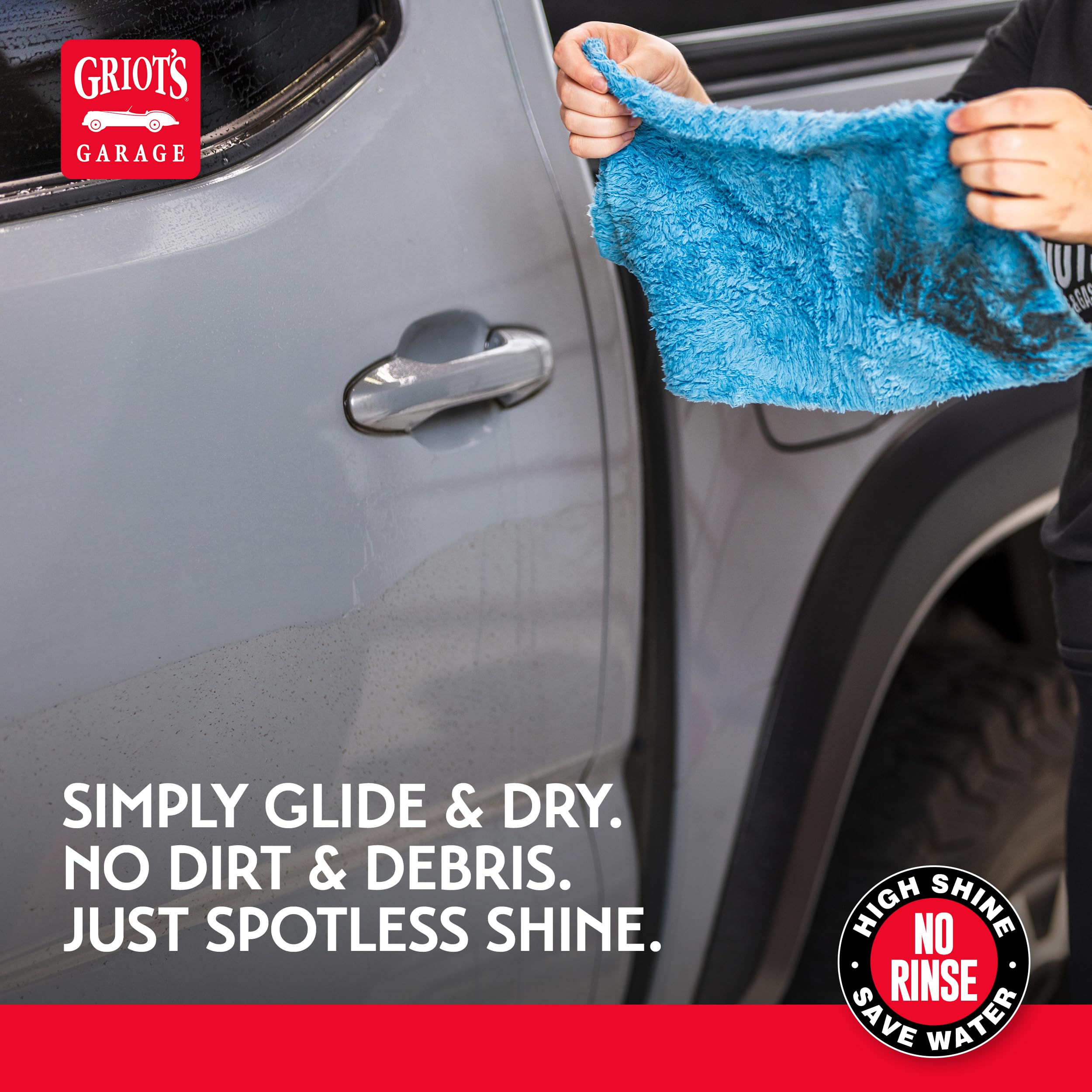 Griot's Garage Rinseless Wash for Car Cleaning and Detailing, No-Rinse Vehicle Washing, Dilutes Into Detailer, Clay Bar Lubricant, 10479, 35oz - Image 5