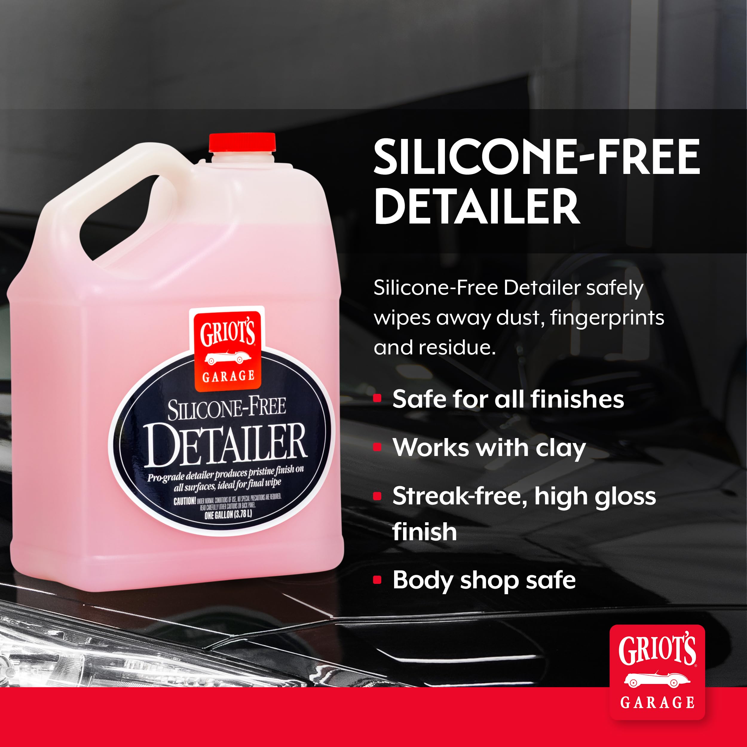 Griot's Garage Silicone-Free Detailer, Car Exterior Cleaner, Lubricated, Body-Shop Safe Auto Detail Spray for All Paint Finishes, One Gallon, 10929 - Image 2