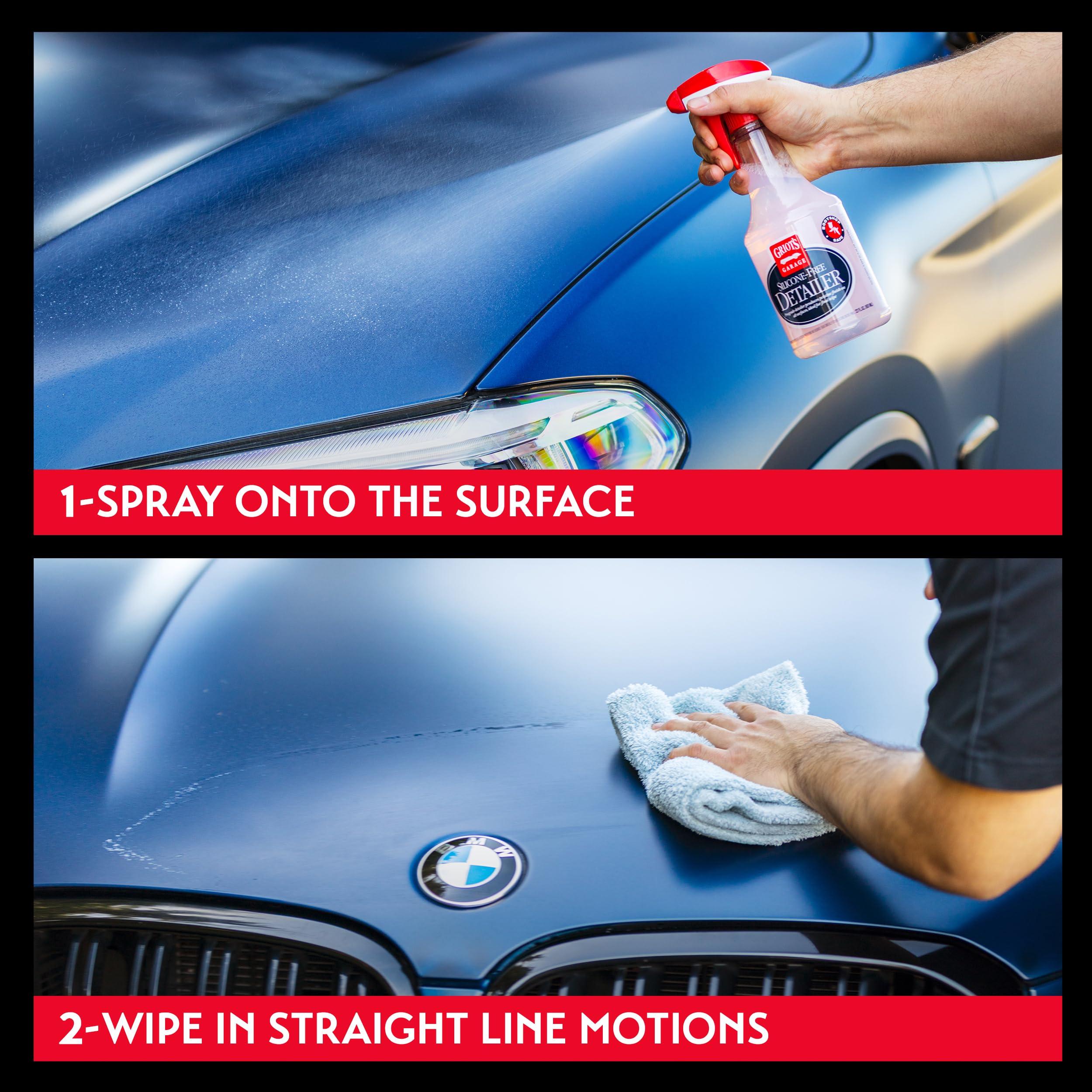 Griot's Garage Silicone-Free Detailer, Car Exterior Cleaner, Lubricated, Body-Shop Safe Auto Detail Spray for All Paint Finishes, One Gallon, 10929 - Image 4