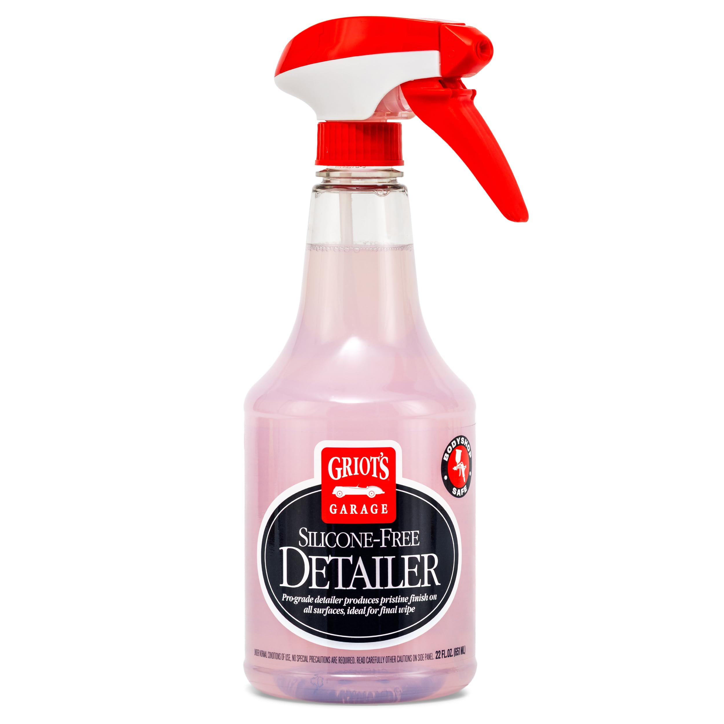 Griot's Garage Silicone-Free Detailer, Car Exterior Cleaner, Lubricated, Body-Shop Safe Auto Detail Spray for All Paint Finishes, 22oz, 10928