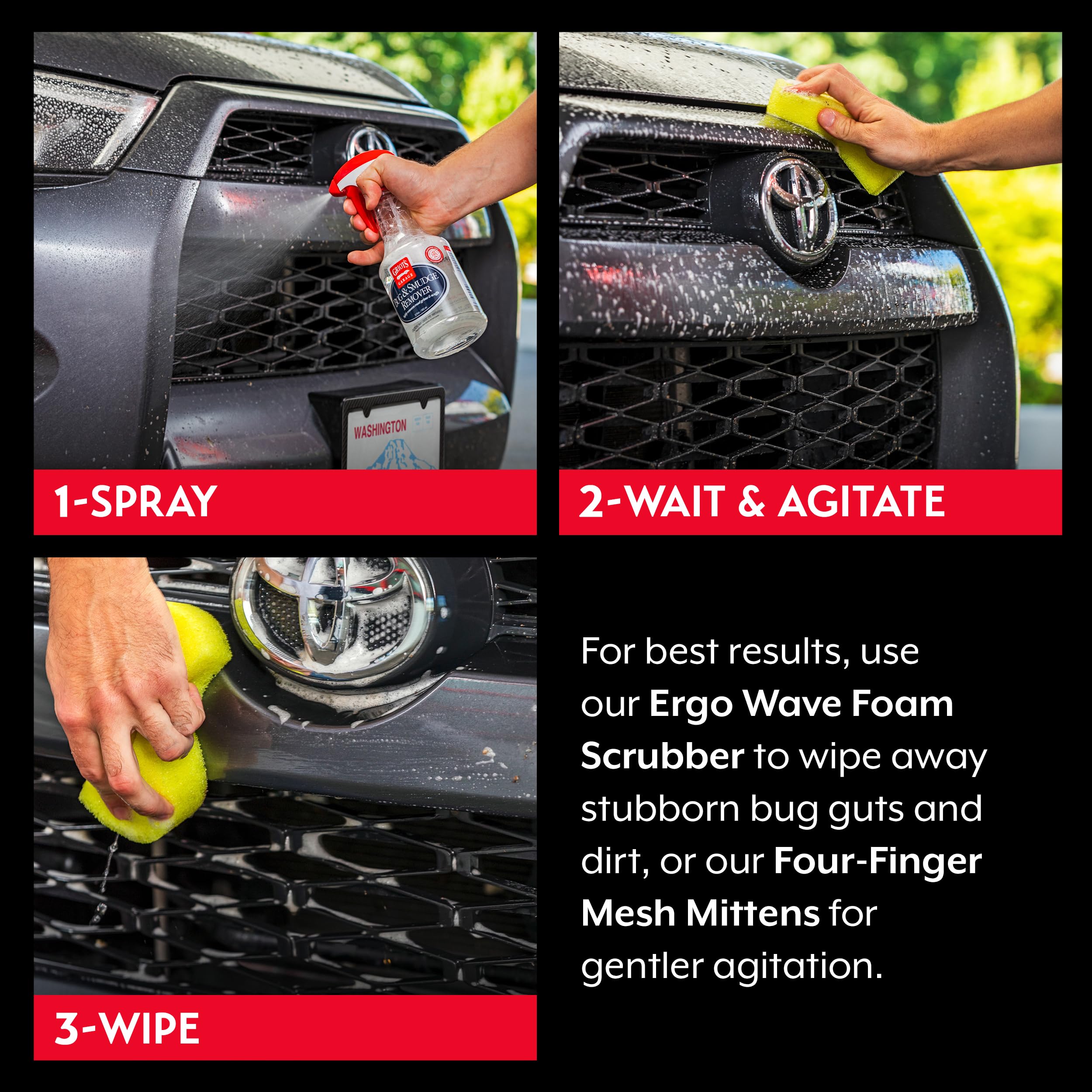 Griot's Garage Smudge Remover, Car Cleaning Spray for Spot Removal, Works on All Exterior Surfaces, Releases Smudges, Oil, Grime, and Scuffs, 22 oz - Image 4