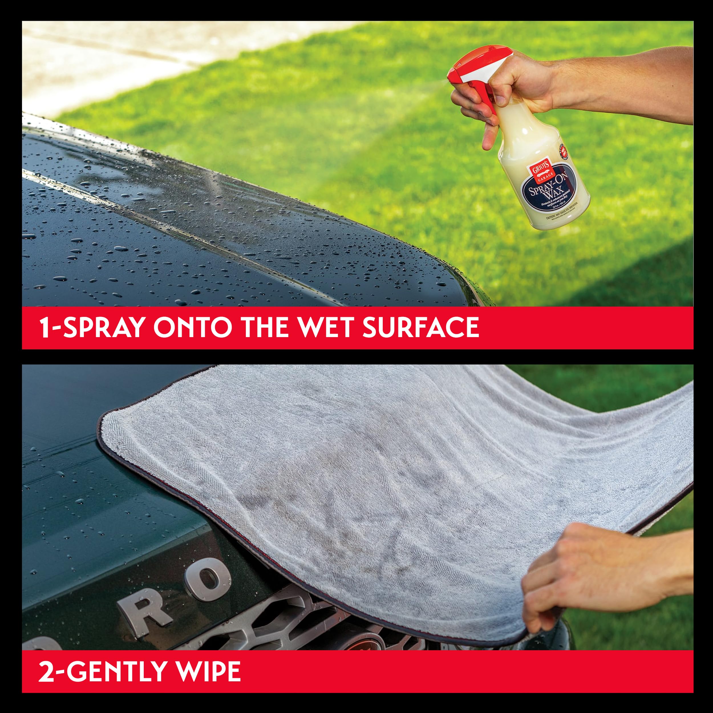 Griot’s Garage Spray-On Wax for Car Detailing, Auto Paint Protection and Enhancement, Carnauba Gloss for Trucks, SUVS, RVs, and More, 11097, One Gallon - Image 4