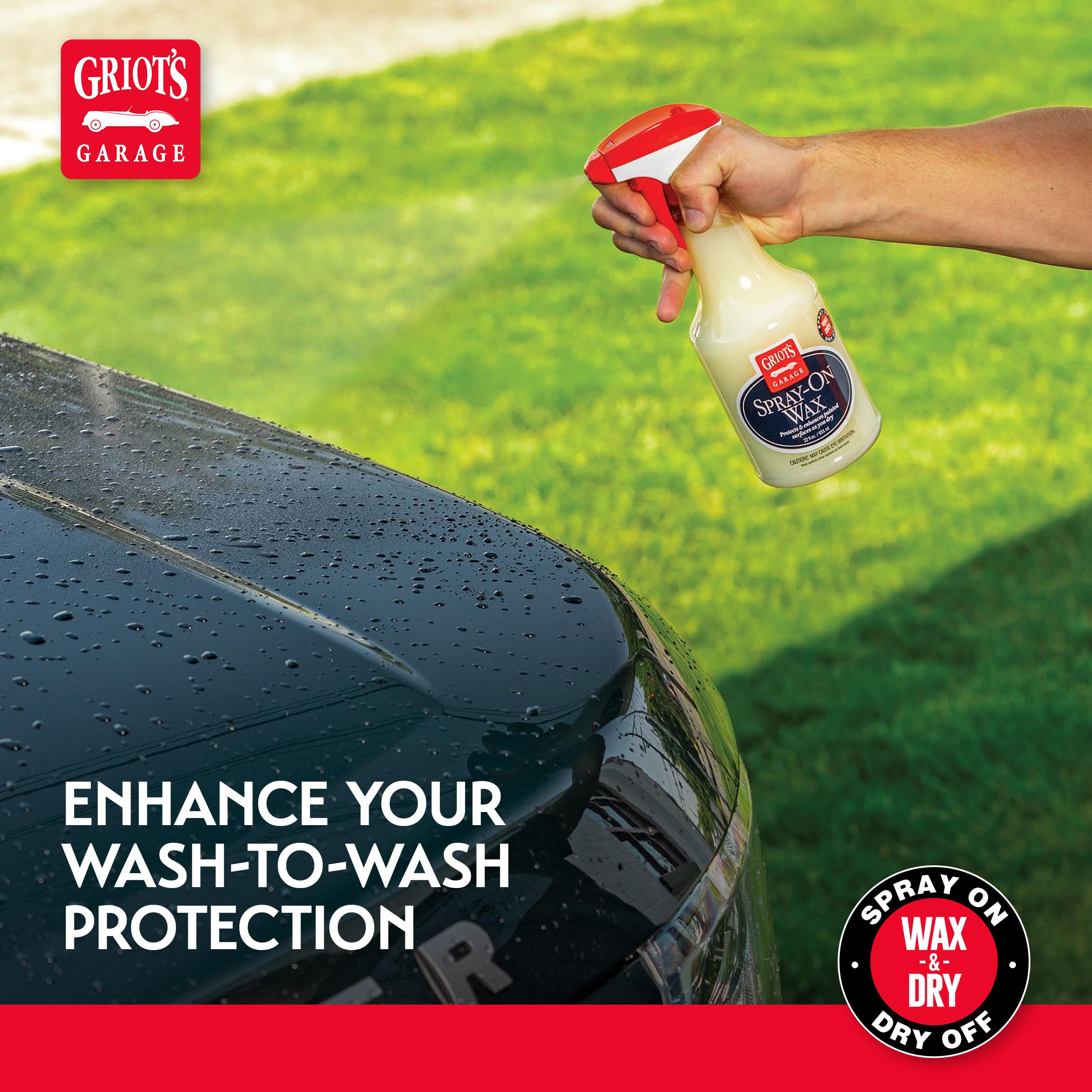 Griot’s Garage Spray-On Wax for Car Detailing, Auto Paint Protection and Enhancement, Carnauba Gloss for Trucks, SUVS, RVs, and More, 11097, One Gallon - Image 5