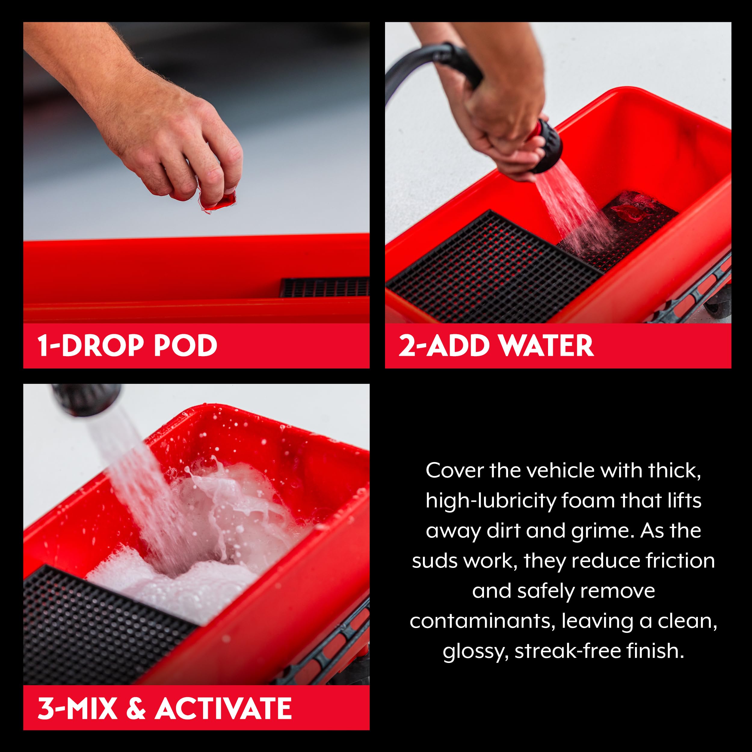 Griot's Garage Super-Concentrated Car Soap Pods for Wash Buckets, Foam Cannons, and Foaming Sprayers, pH Neutral, Auto Shampoo, 18 Pc, 10846 - Image 4