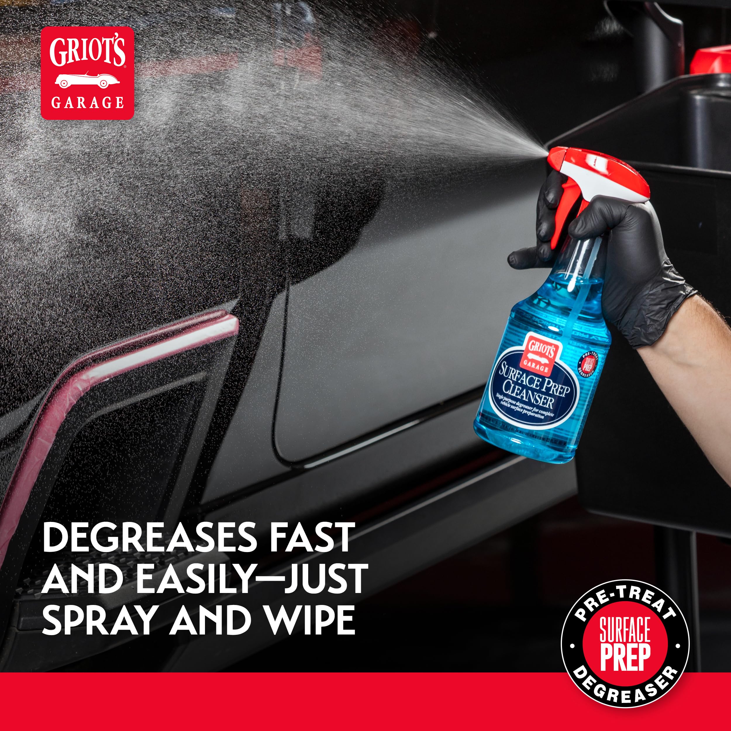 Griot's Garage Surface Prep Cleanser for Car Detailing and Cleaning – Dirt, Grime, Wax and Grease Remover – Use Before Applying Protective Surface Coatings, 10999, One Gallon - Image 4