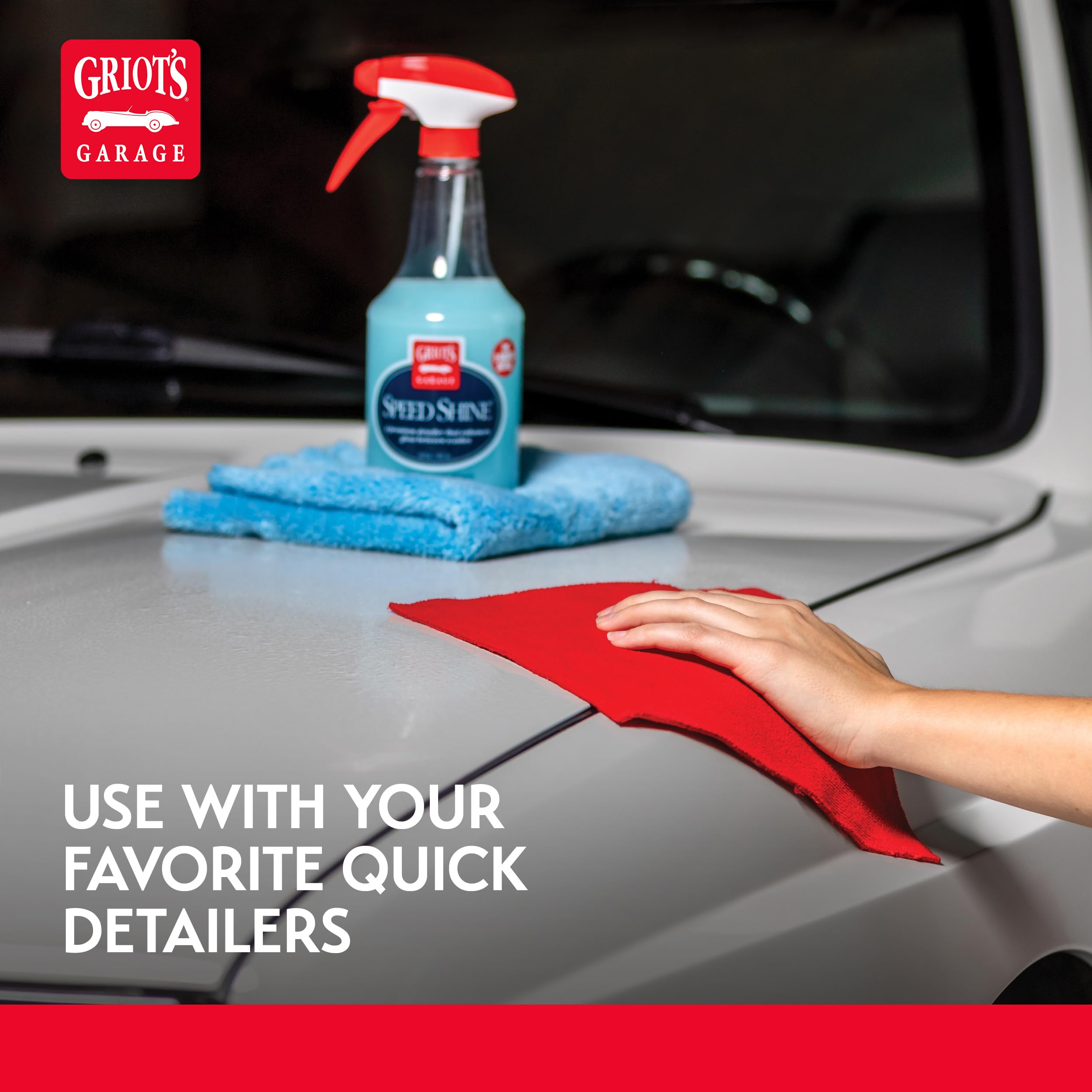 Griot's Garage Surface Prep Towel for Car Detailing, Cleaning and Polishing, Clay Bar Alternative, 9" x 9", 55592 - Image 5