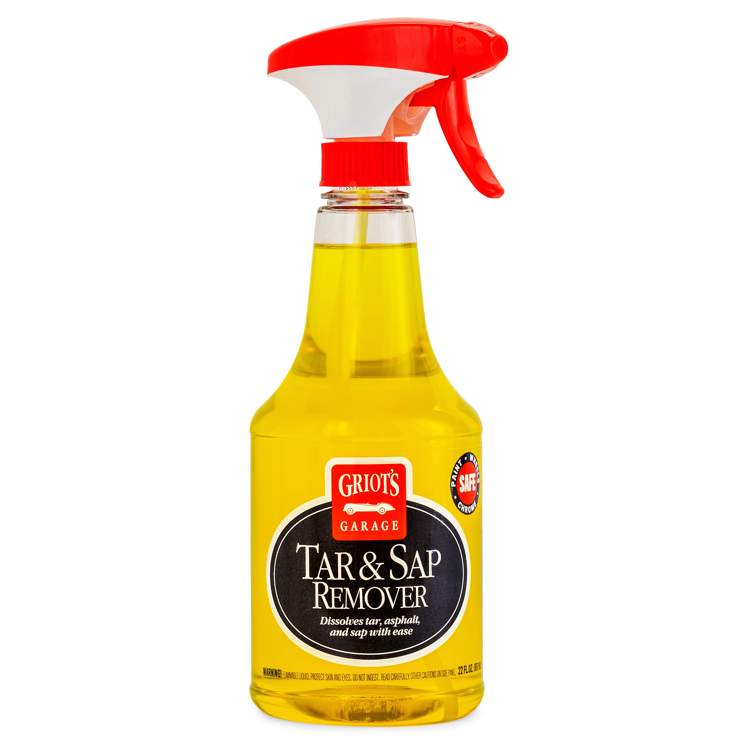 Griot's Garage Tar and Sap Remover for Car Cleaning and Detailing, Exterior Cleaner for Paint, Plastics, Wheels, and Chrome, 22oz, 10873