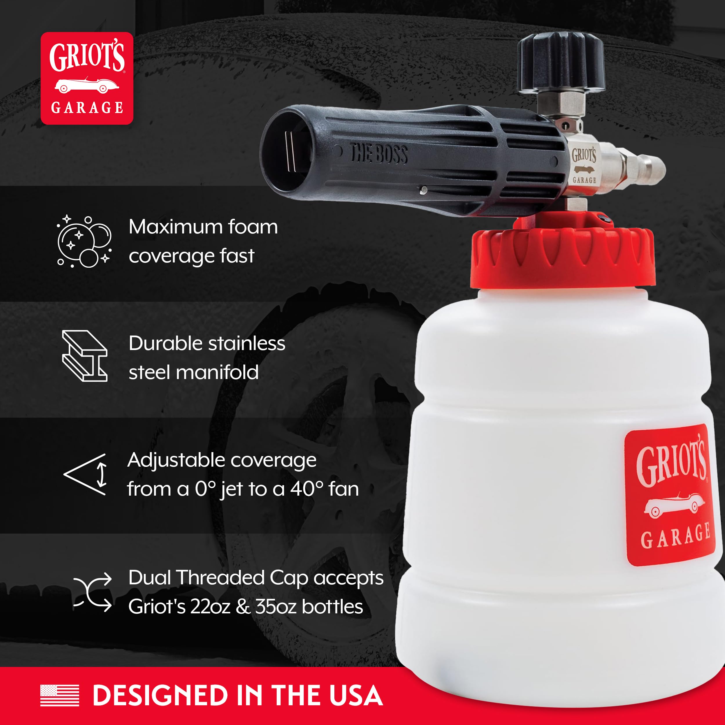 Griot's Garage The BOSS Foam Cannon for Car Washing and Detailing, Starter Kit - Image 3