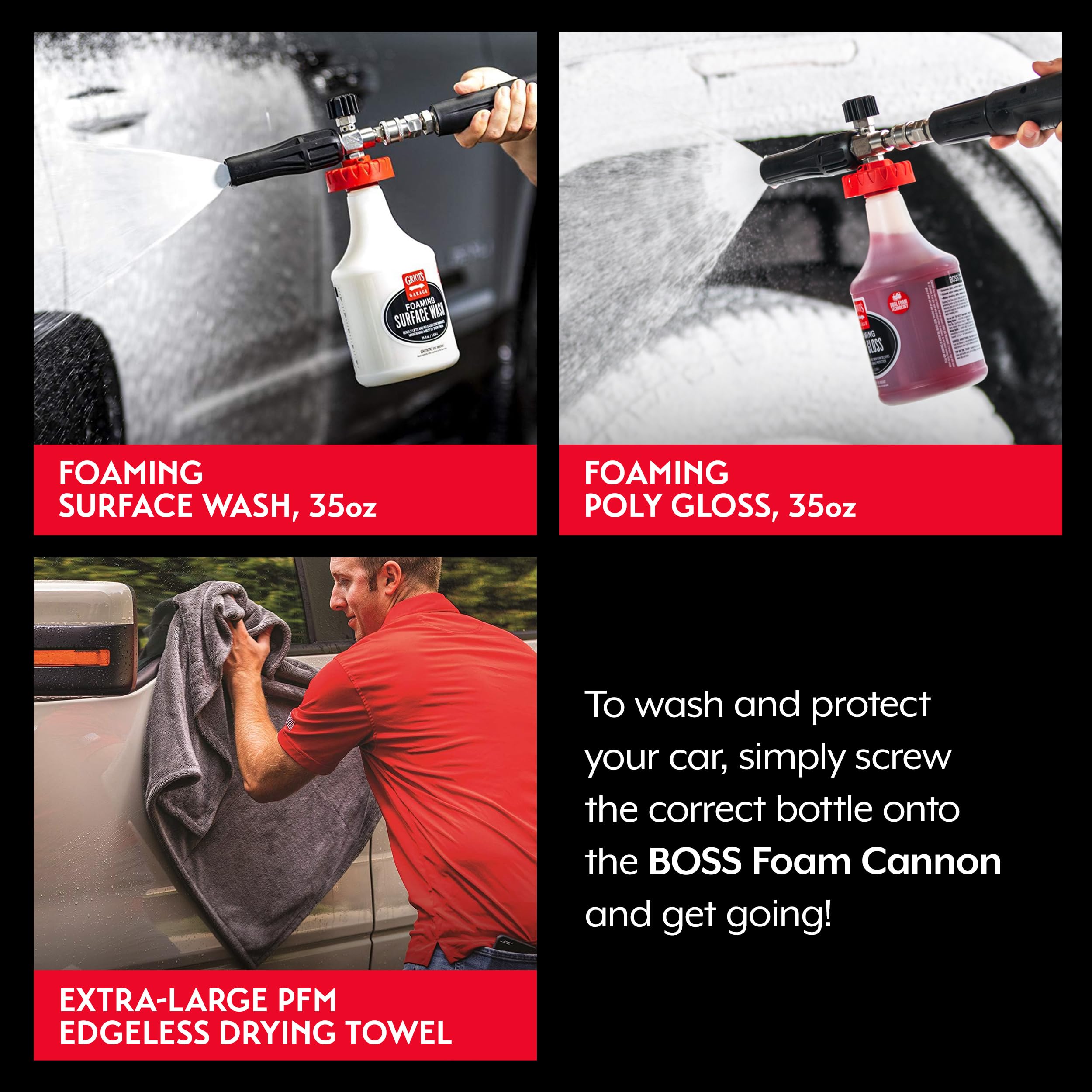 Griot's Garage The BOSS Foam Cannon for Car Washing and Detailing, Starter Kit - Image 4