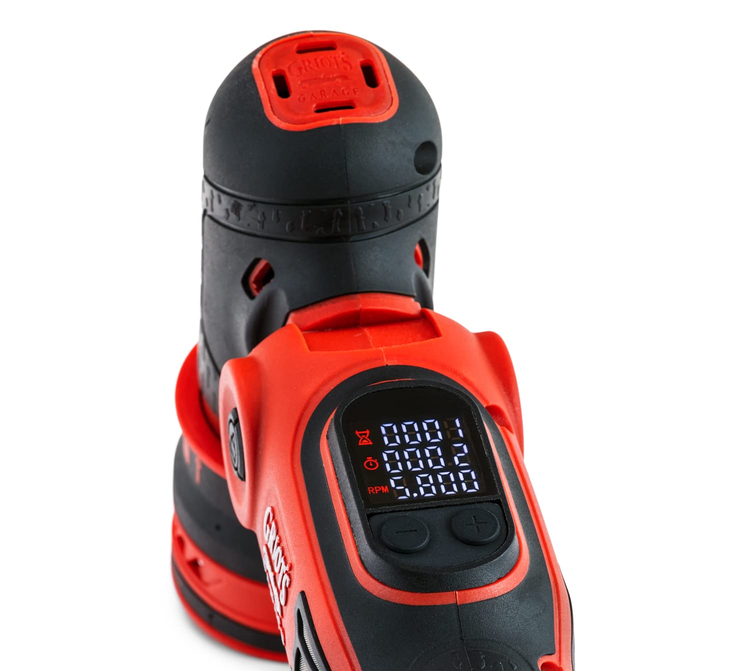 Griot's Garage The BOSS Hybrid Micro Polisher for Car Polishing and Detailing, 13mm Orbital and Rotary Drive, 1”, 2”, 3” Backing Plates, 12V Lithium-Ion Battery and Carrying Case - Image 8