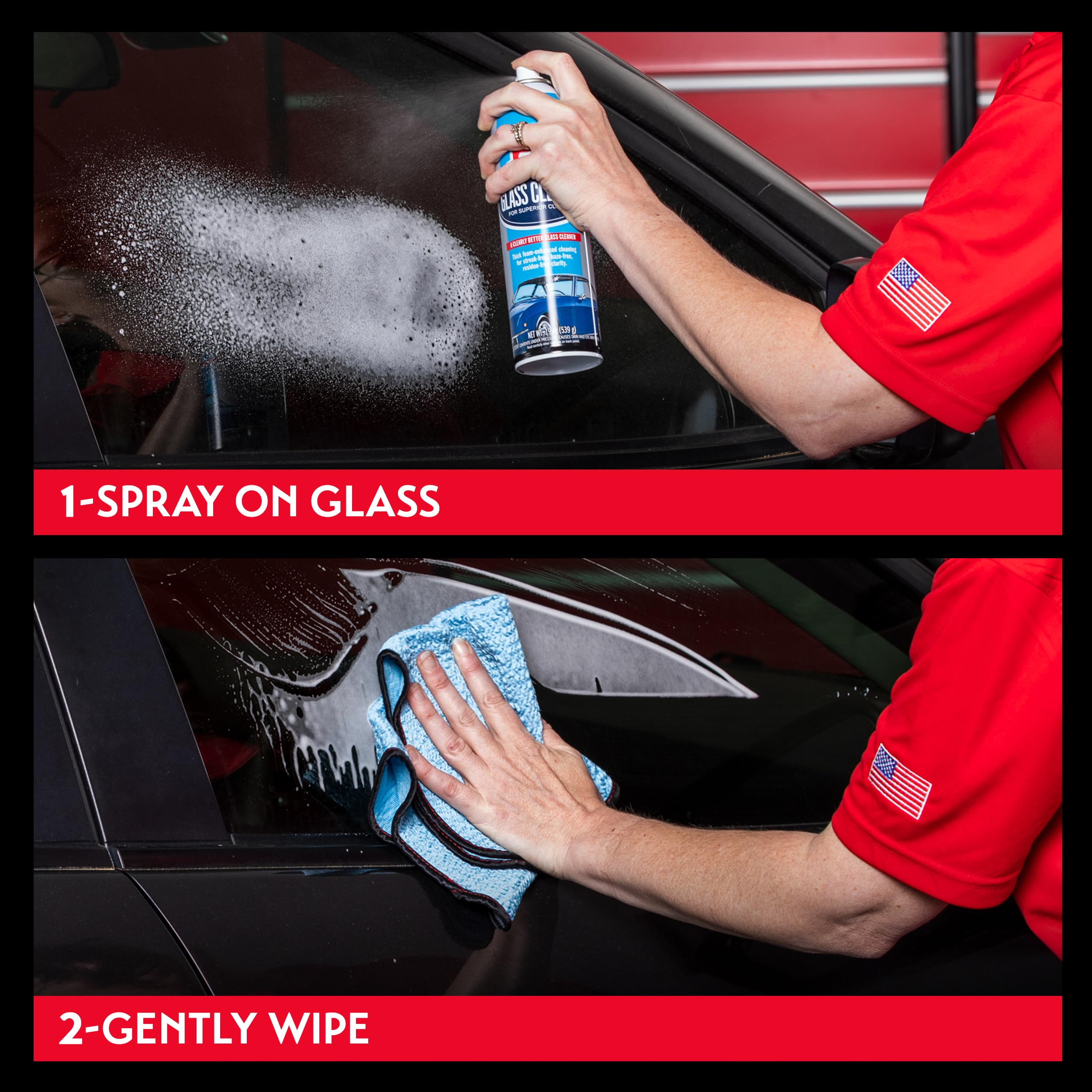 Griot's Garage Ultra-Premium Glass Cleaner, Foaming Aerosol Spray for Car Window, Windshield, Mirror, Tint Safe, Ammonia-Free Formula, 19 Oz, 10998 - Image 4