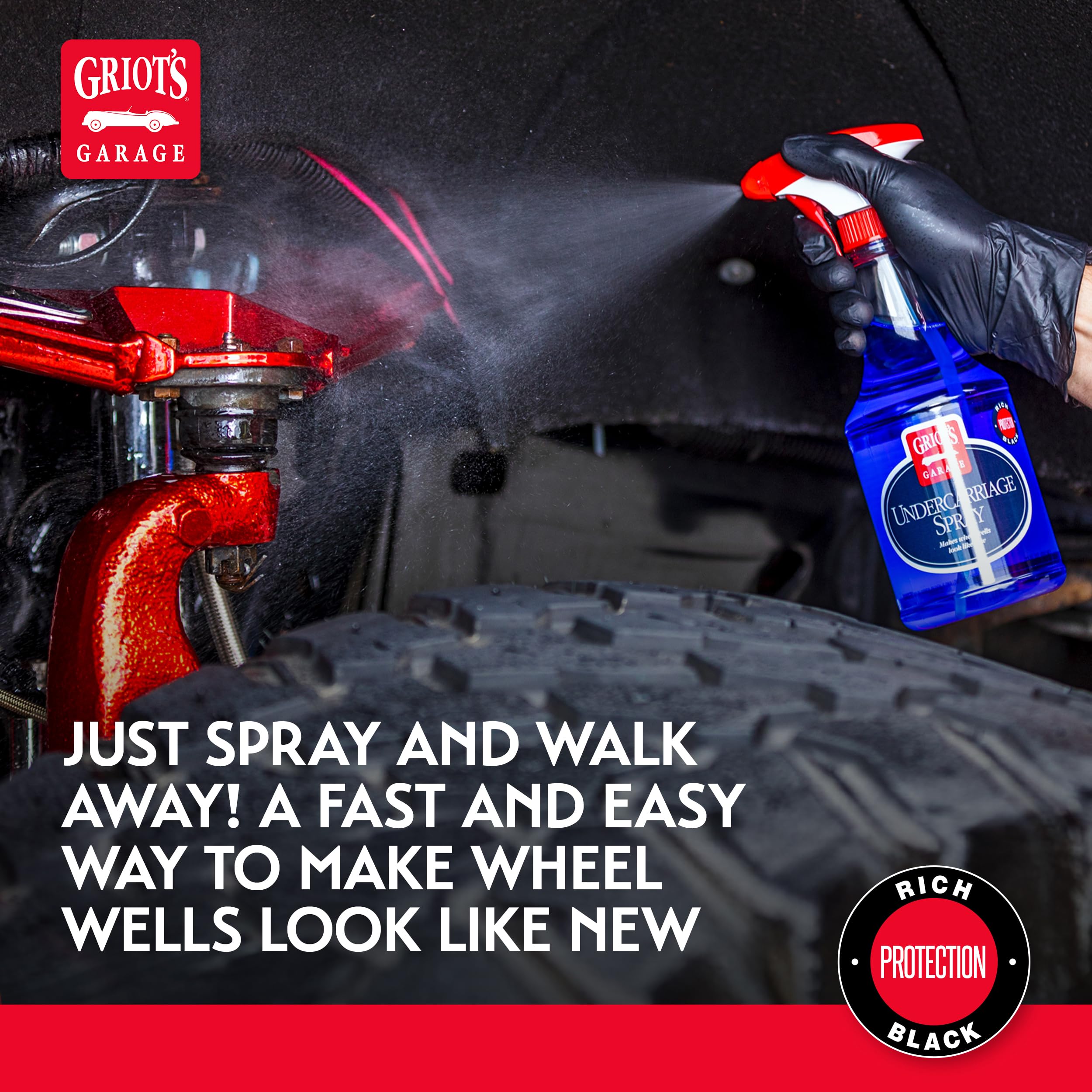 Griot's Garage Undercarriage Spray for Car Cleaning and Detailing, Undercoating for Wheel Wells, Frame, Springs, and More, 10987, 22oz - Image 4