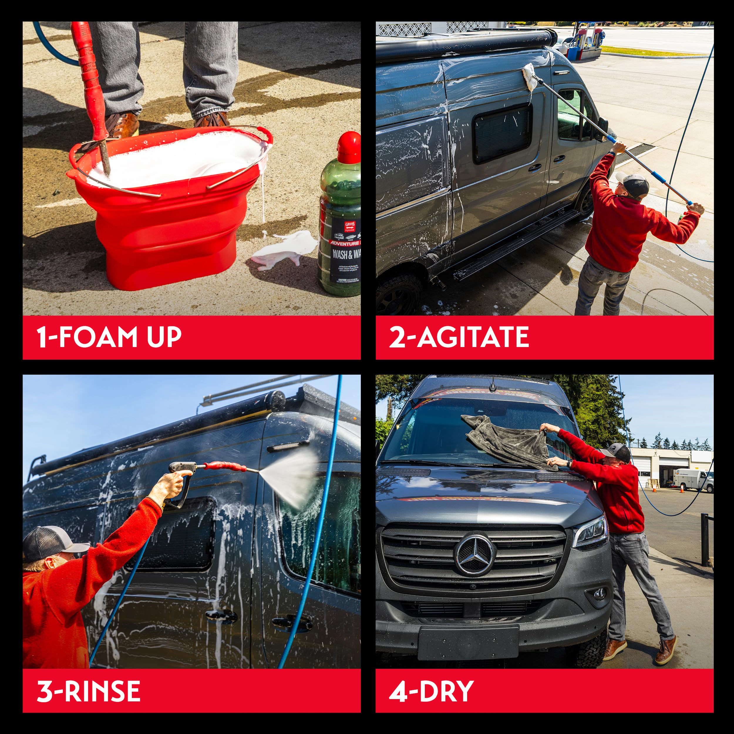 Griot's Garage Wash and Wax for RVs, Campers, Trailers, Boats, ATVs, UTVs, Motorcycles, Works on Paint, Chrome, Vinyl, Plastic, Rubber, Glass, and More, 10809, 64oz - Image 4