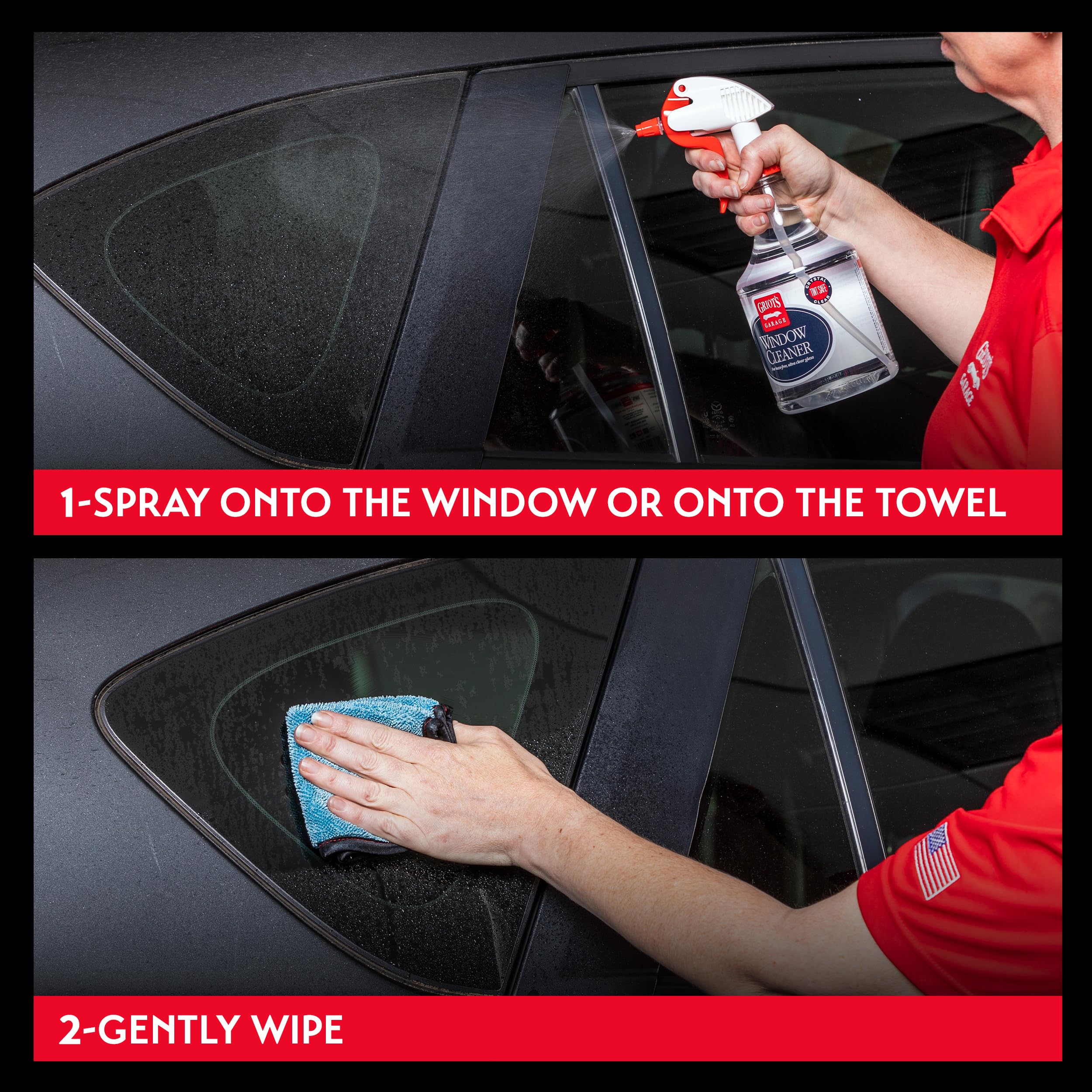 Griot's Garage Window Cleaner, Cleaning Spray for Automotive Windows, Mirrors, Shower Doors, and More, 11108, 35oz - Image 4