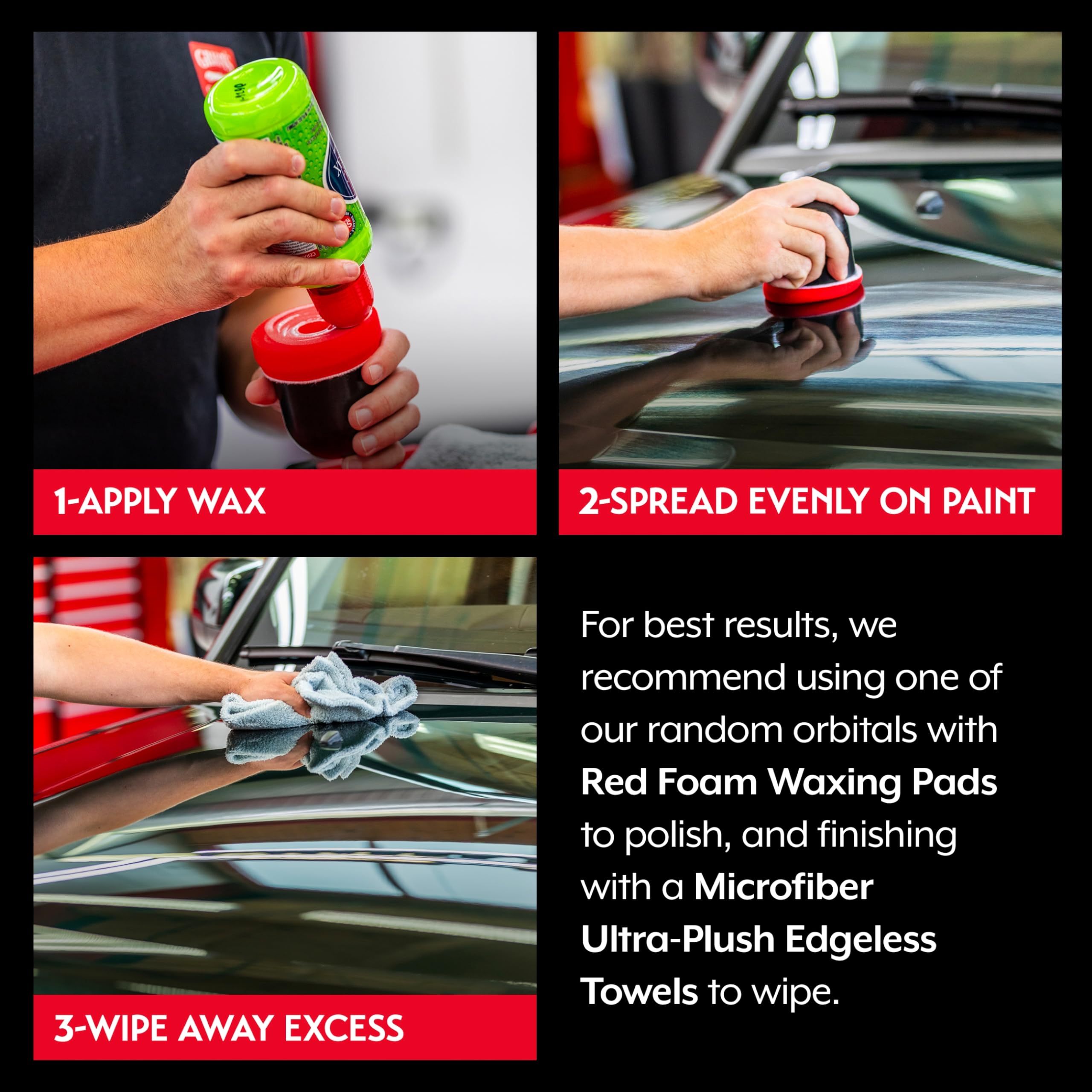 Griots Garage Ceramic Liquid Wax for Car Polishing and Detailing, High-Gloss Shine and Hydrophobic, Self-Cleaning Coating for Auto Paint, 10909, 16oz - Image 4